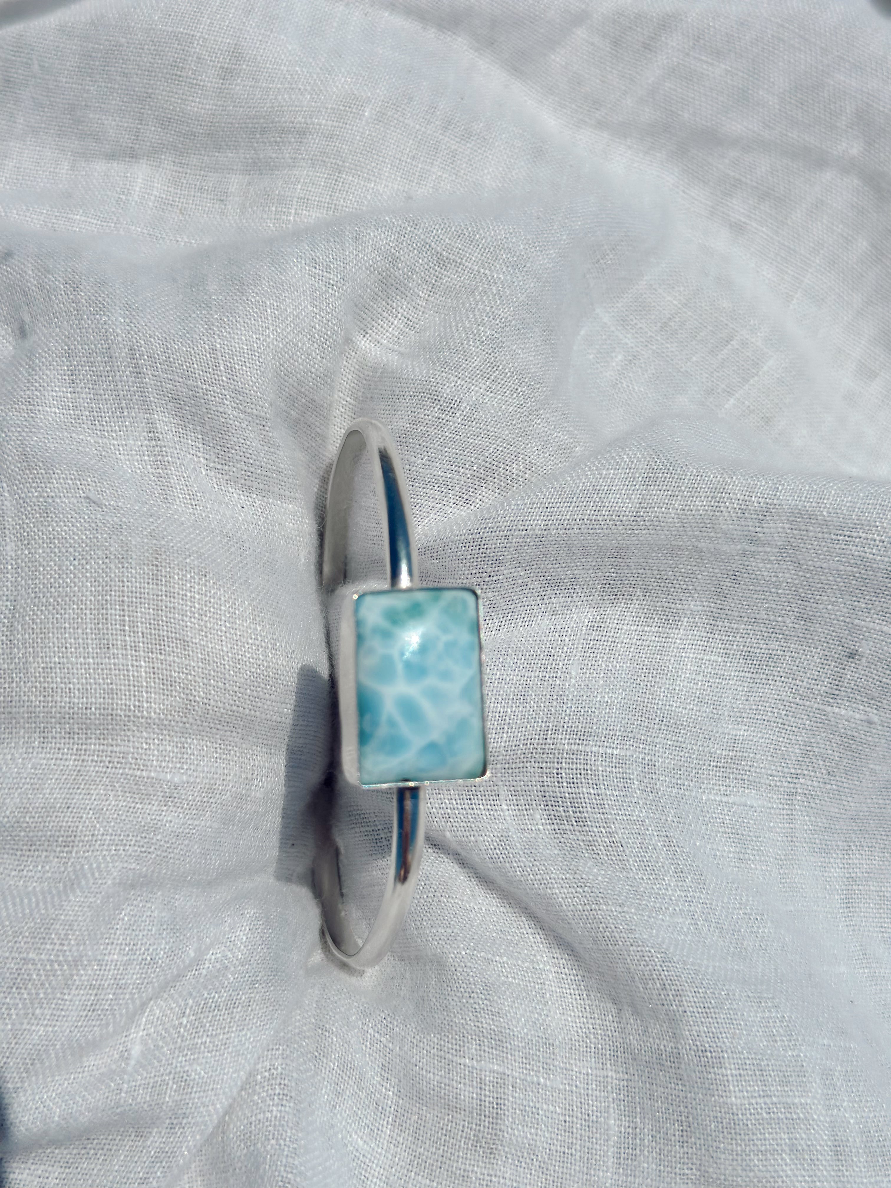 Larimar Cuff Bracelet