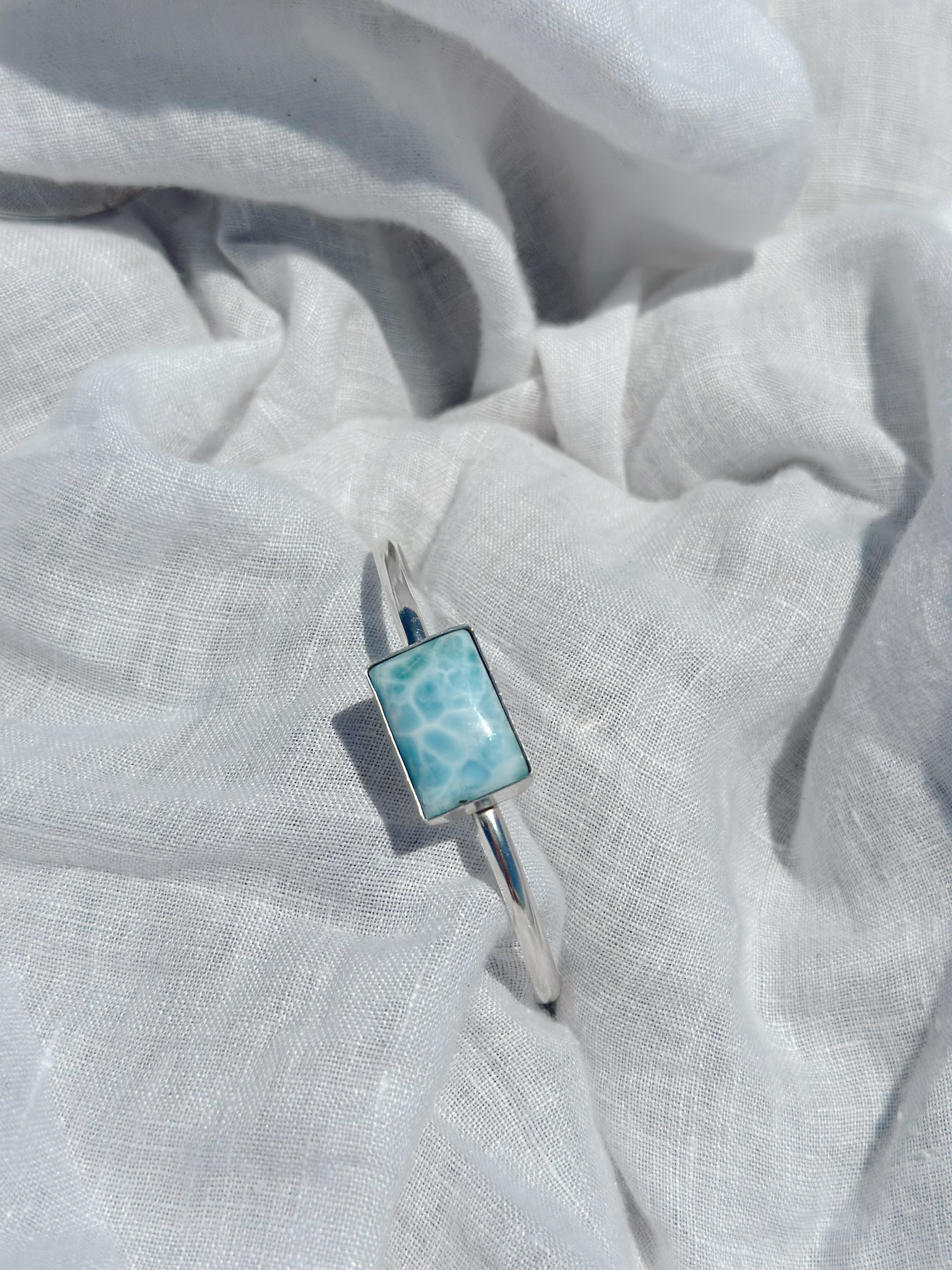 Larimar Cuff Bracelet