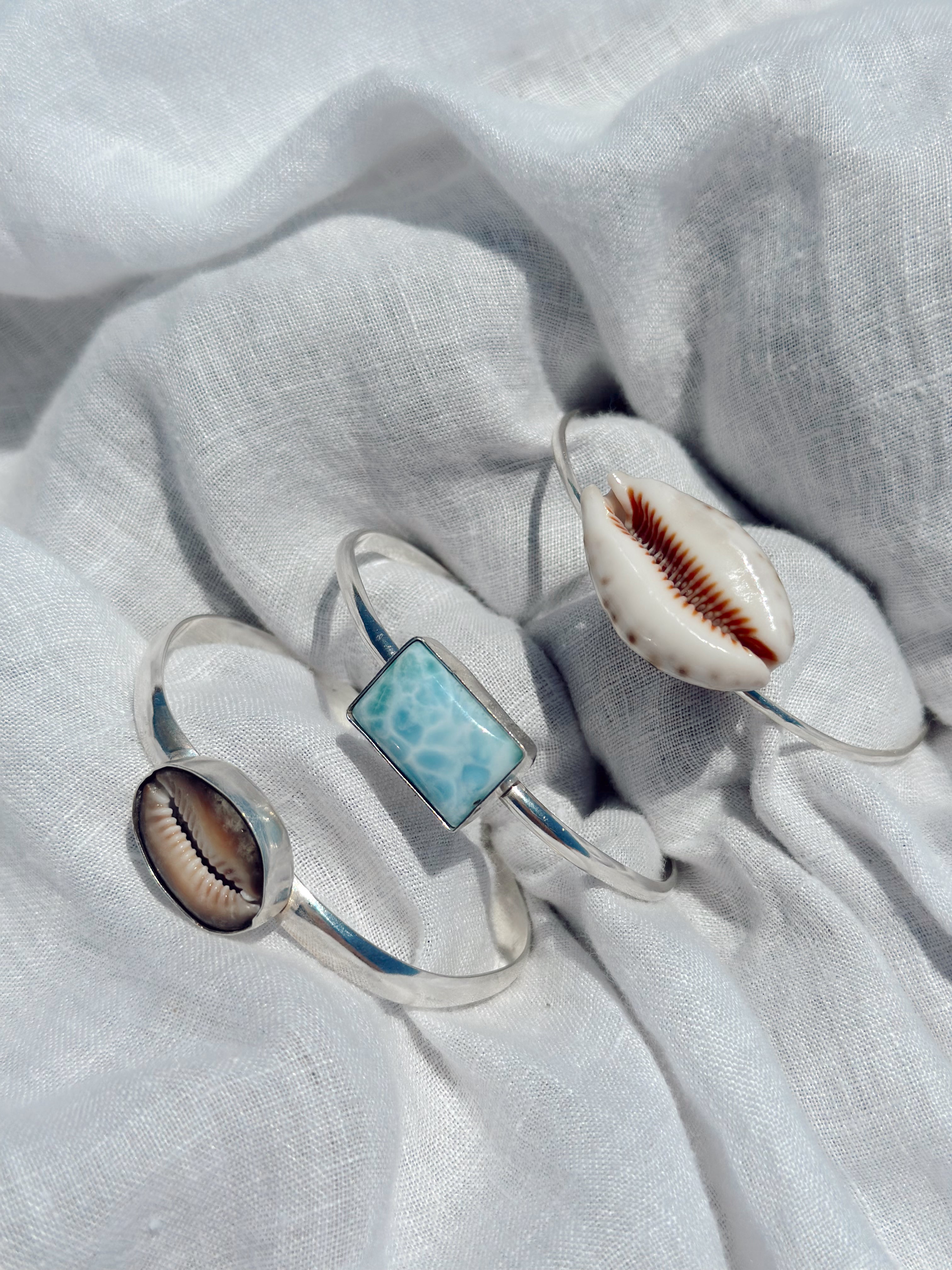 Larimar Cuff Bracelet