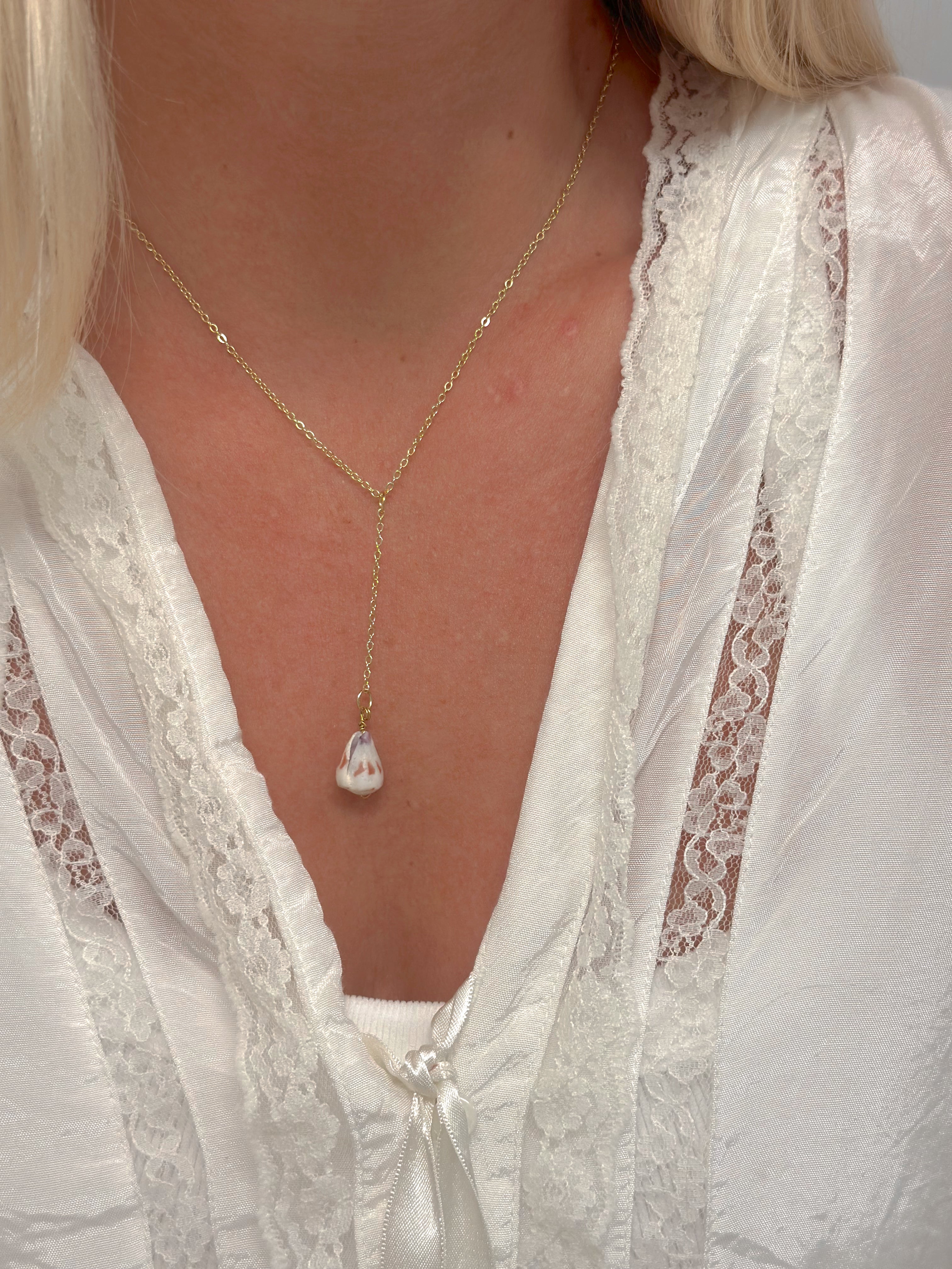 Tahitian cone shell necklace