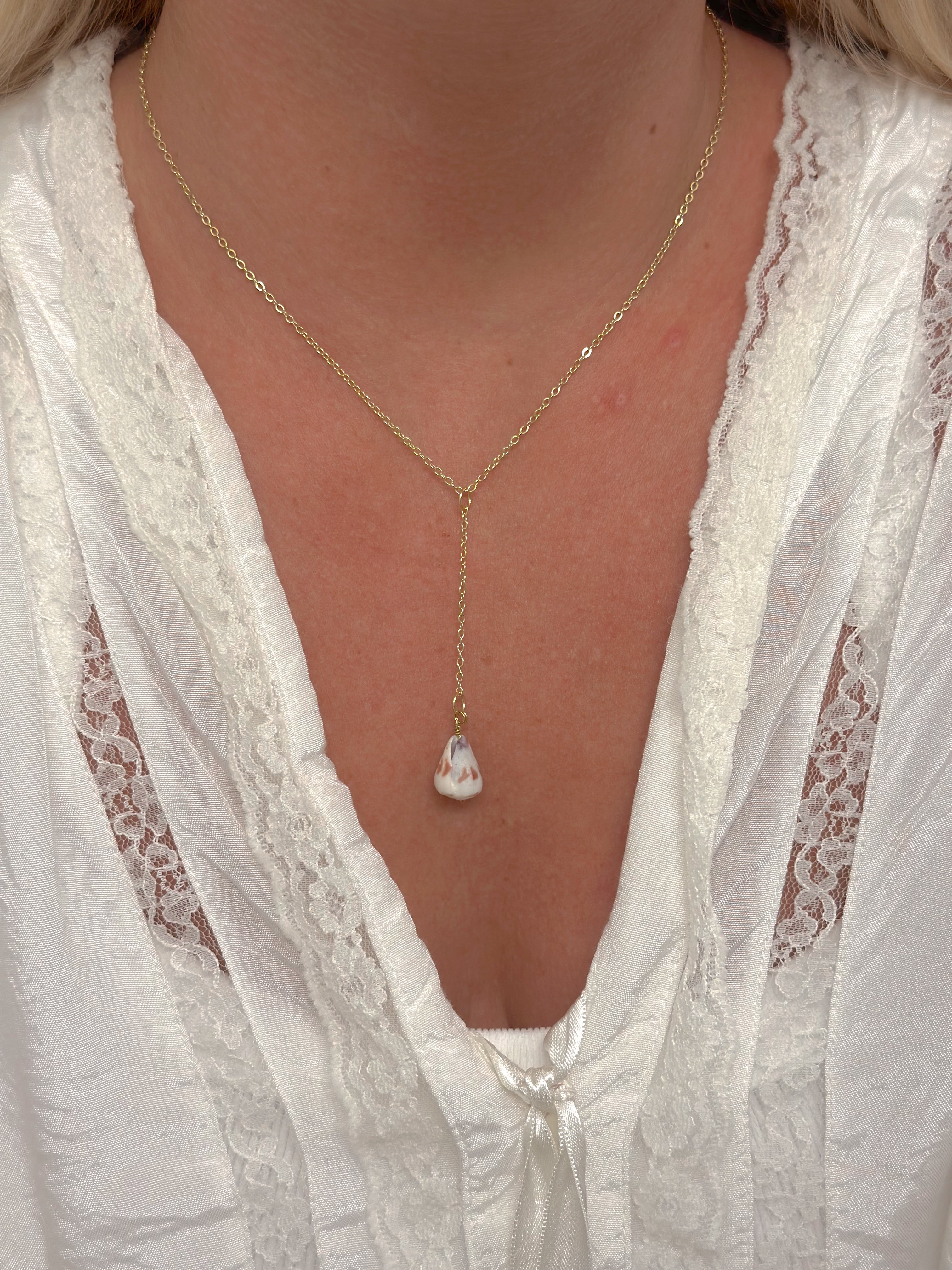 Tahitian cone shell necklace