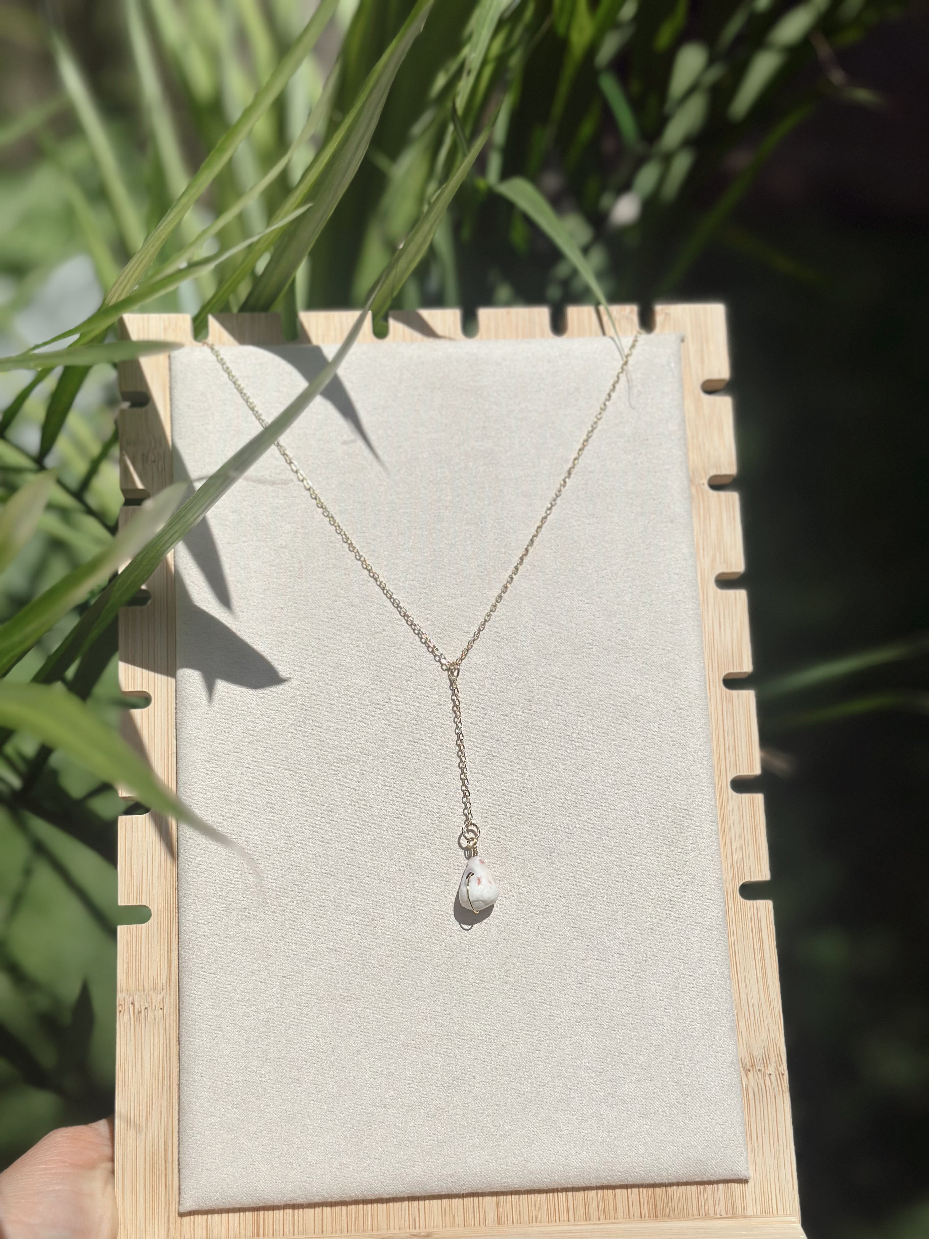 Tahitian cone shell necklace