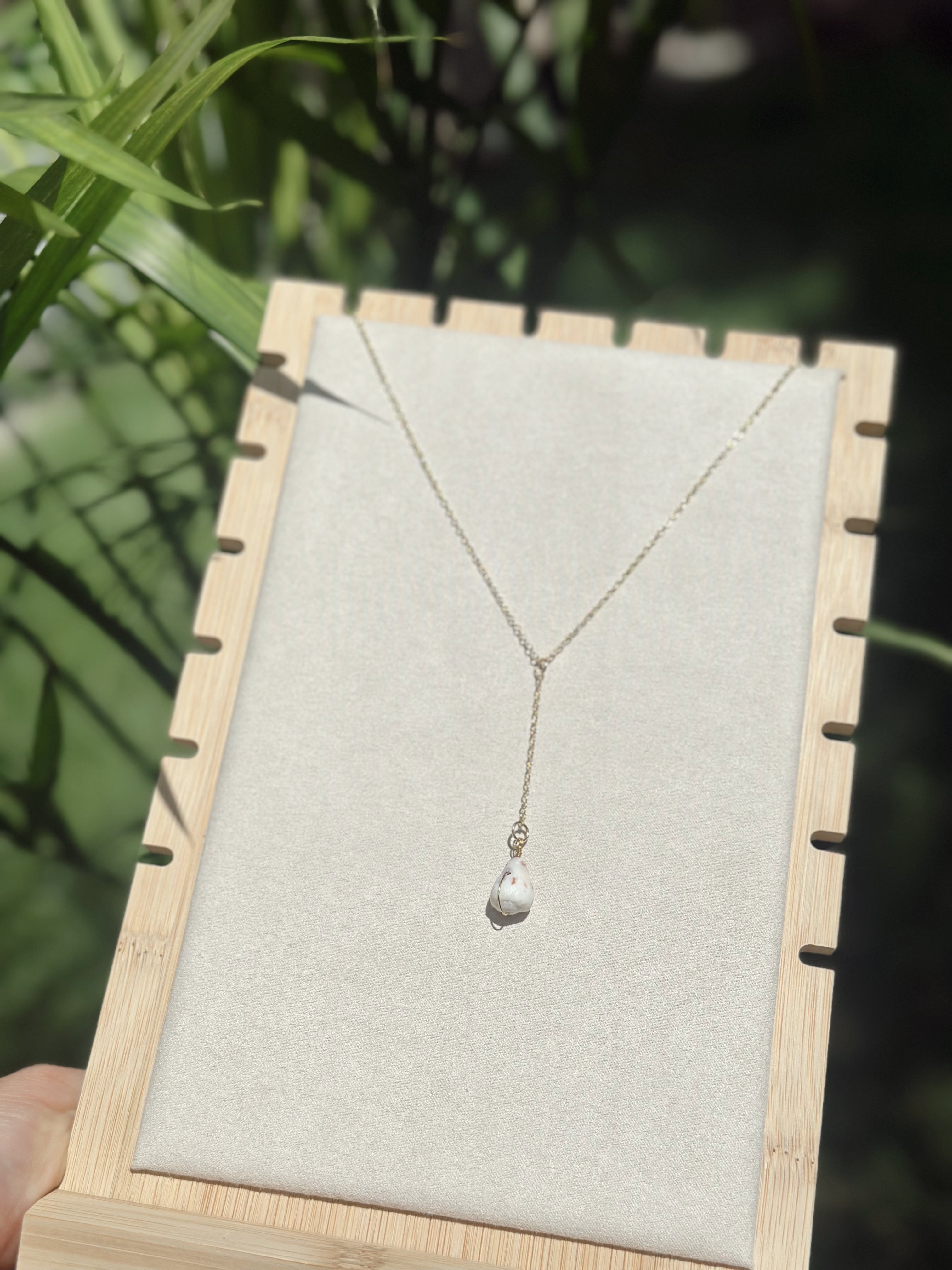 Tahitian cone shell necklace