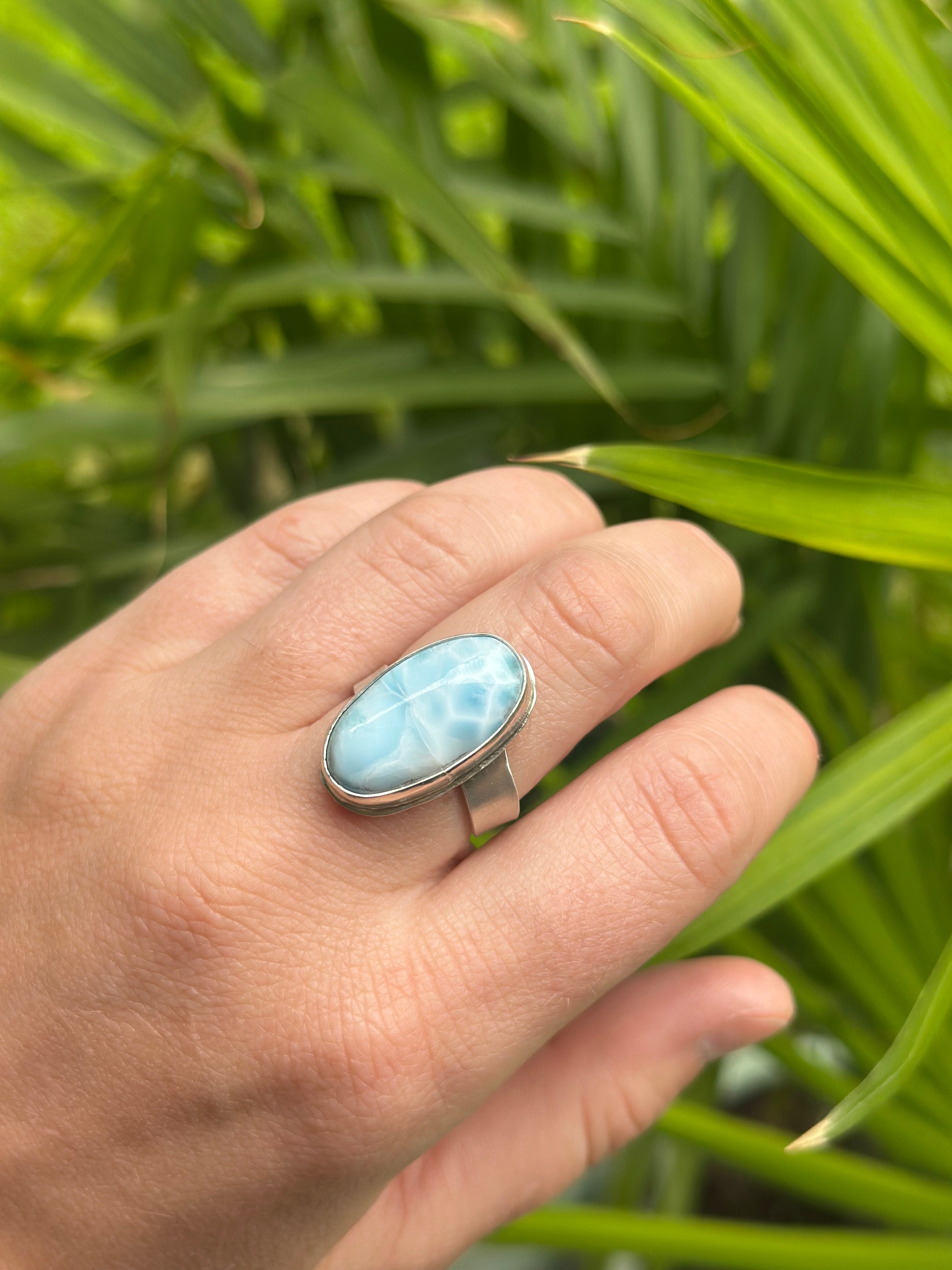 Larimar Stone Ring