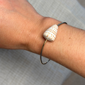 Gold Filled Bangle with Tahitian Cone Shell