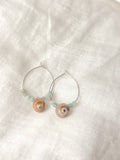 Mini Moon Shell Hoops