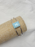 Larimar Double Cuff Bracelet