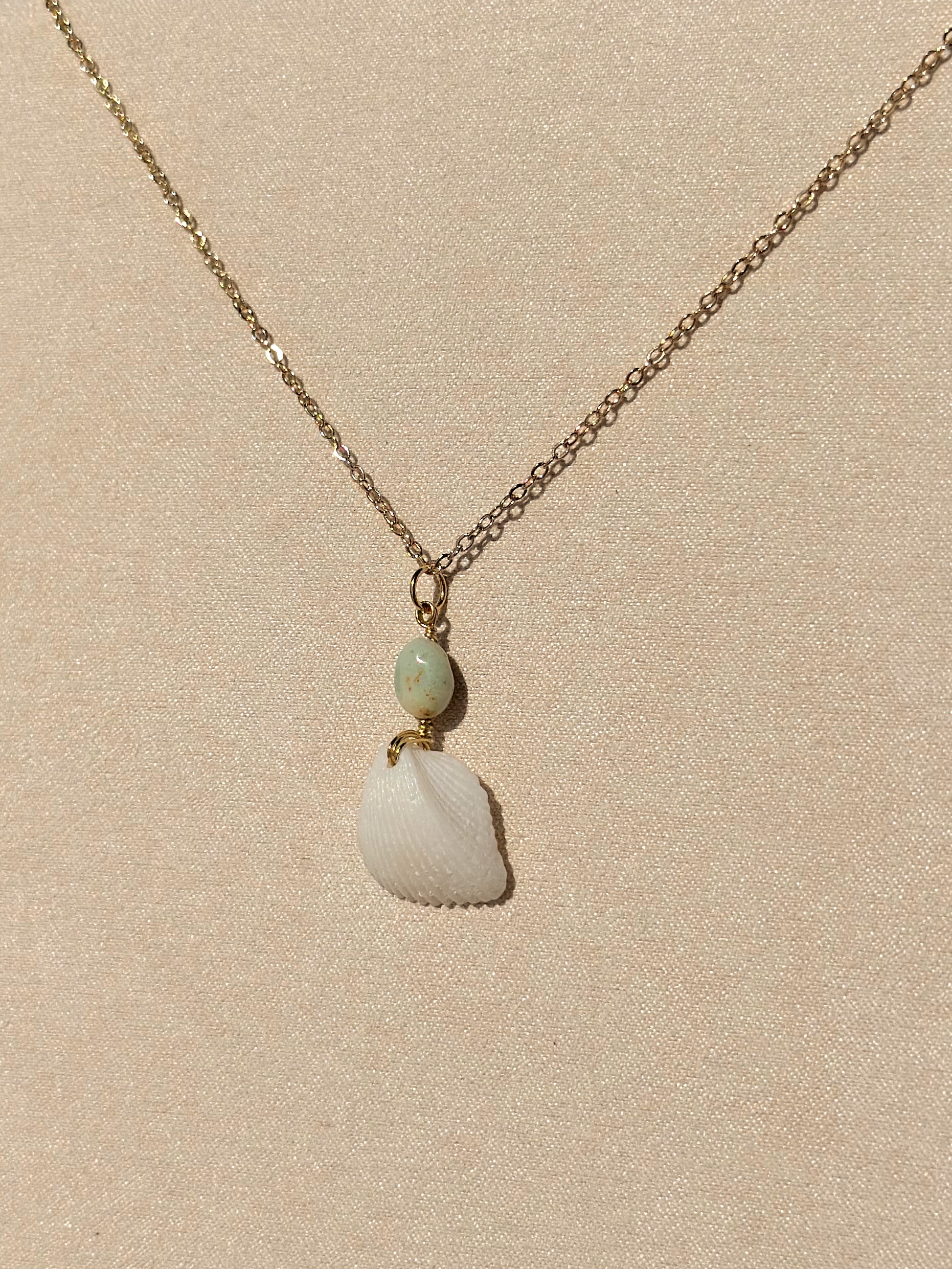 Slow Tide Coastal Clam Shell Necklace