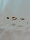 Sterling Silver Bangle with California Cone Shell