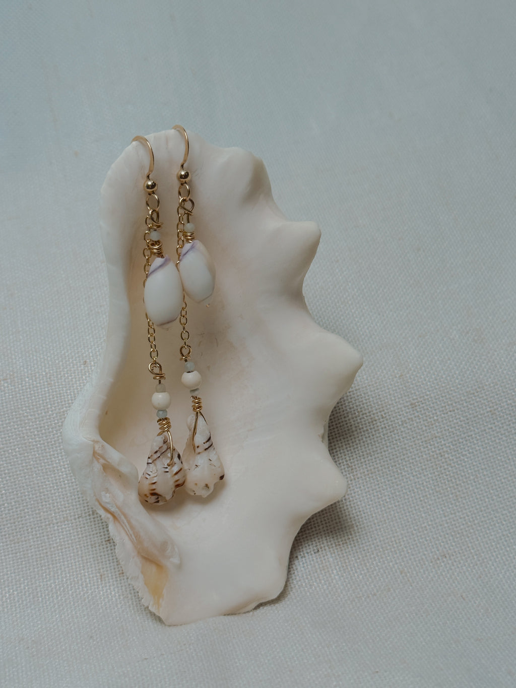 Gold Cali Drop Earrings
