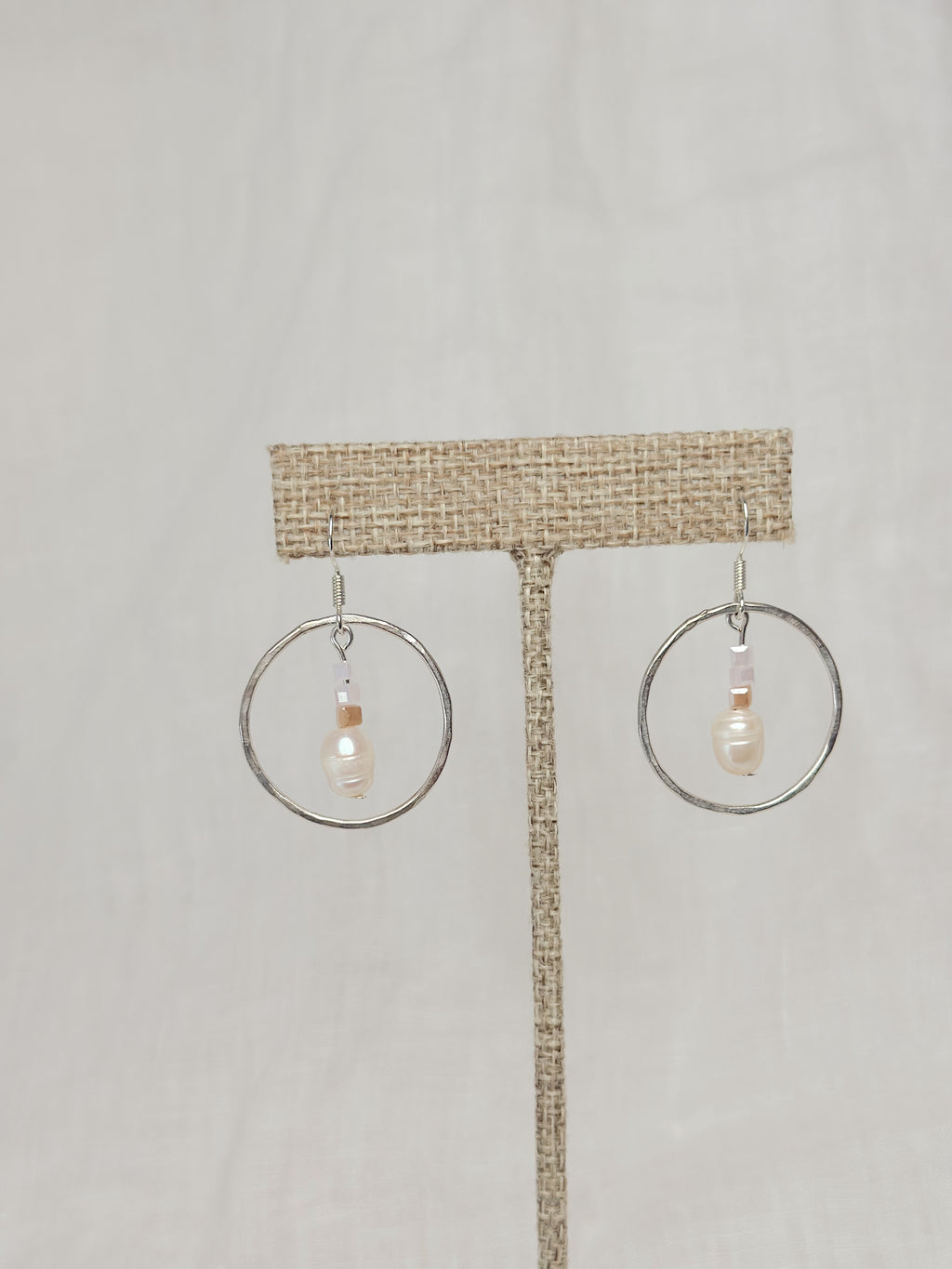 Sterling Silver Tide Hoops