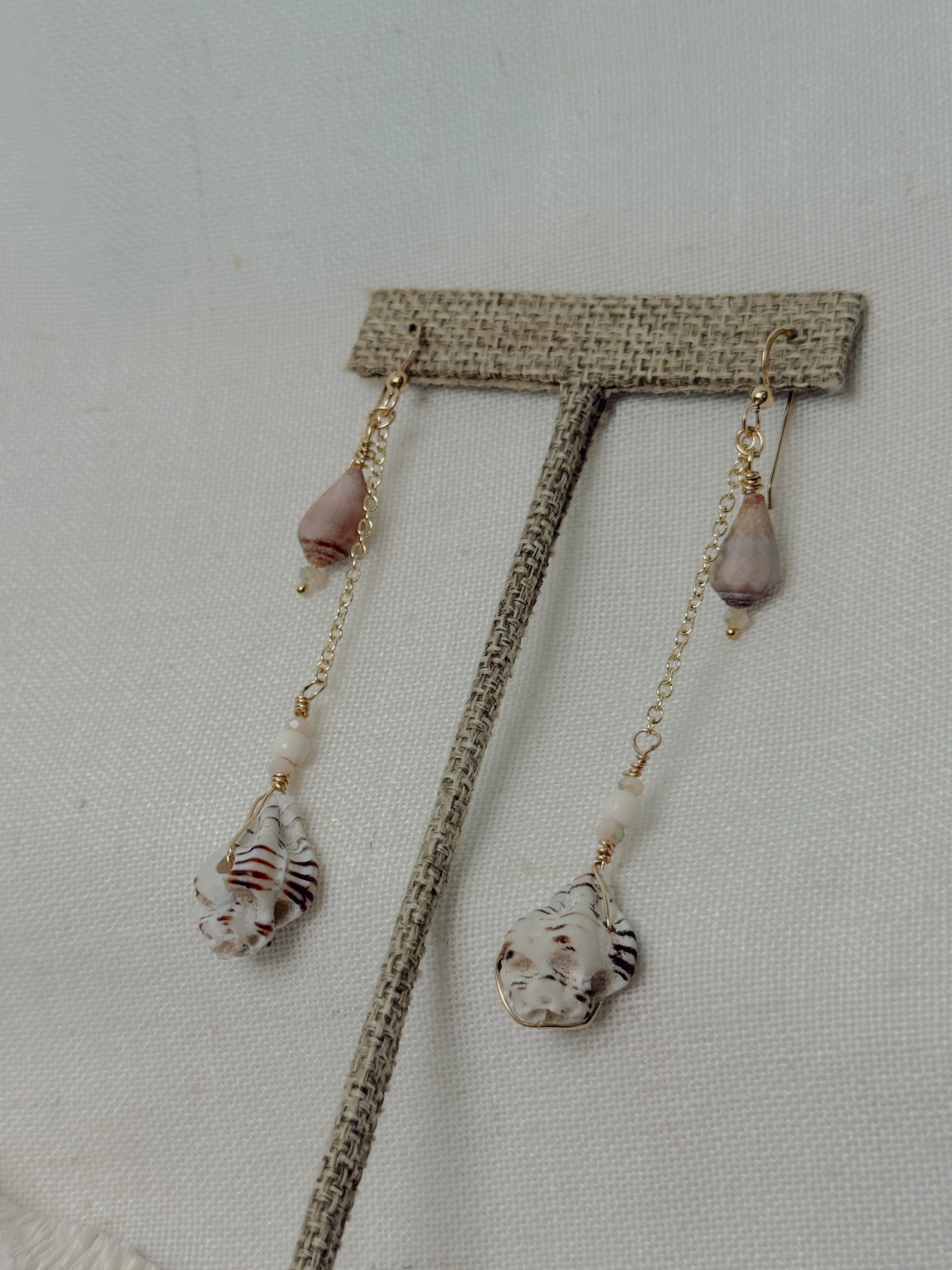 Gold Cali Drop Earrings