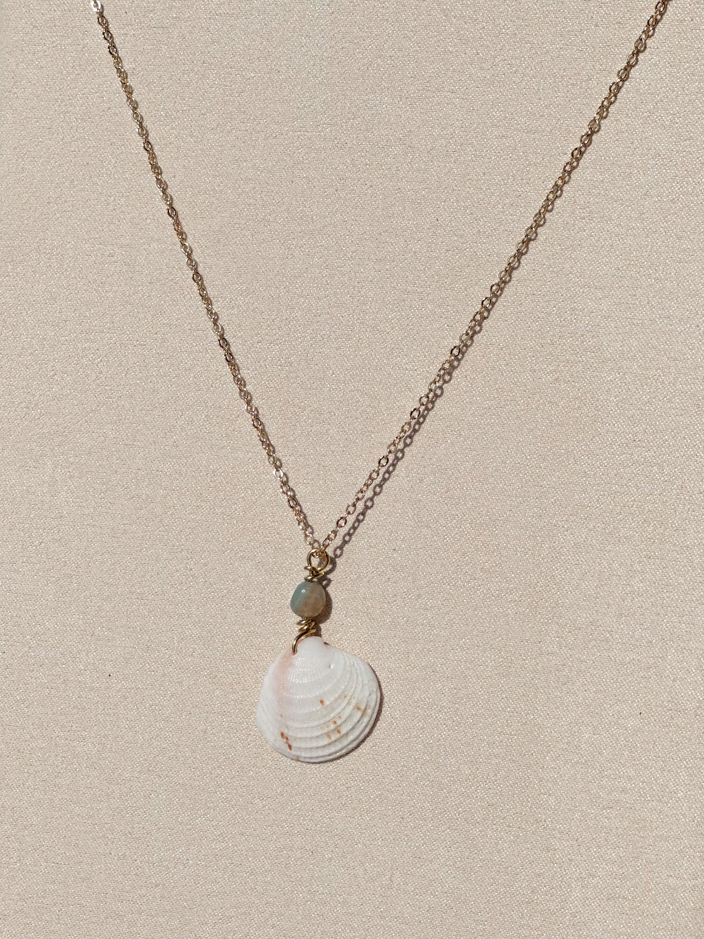 Slow Tide Coastal Clam Shell Necklace