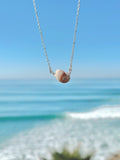 Moon Shell Swirl Necklace