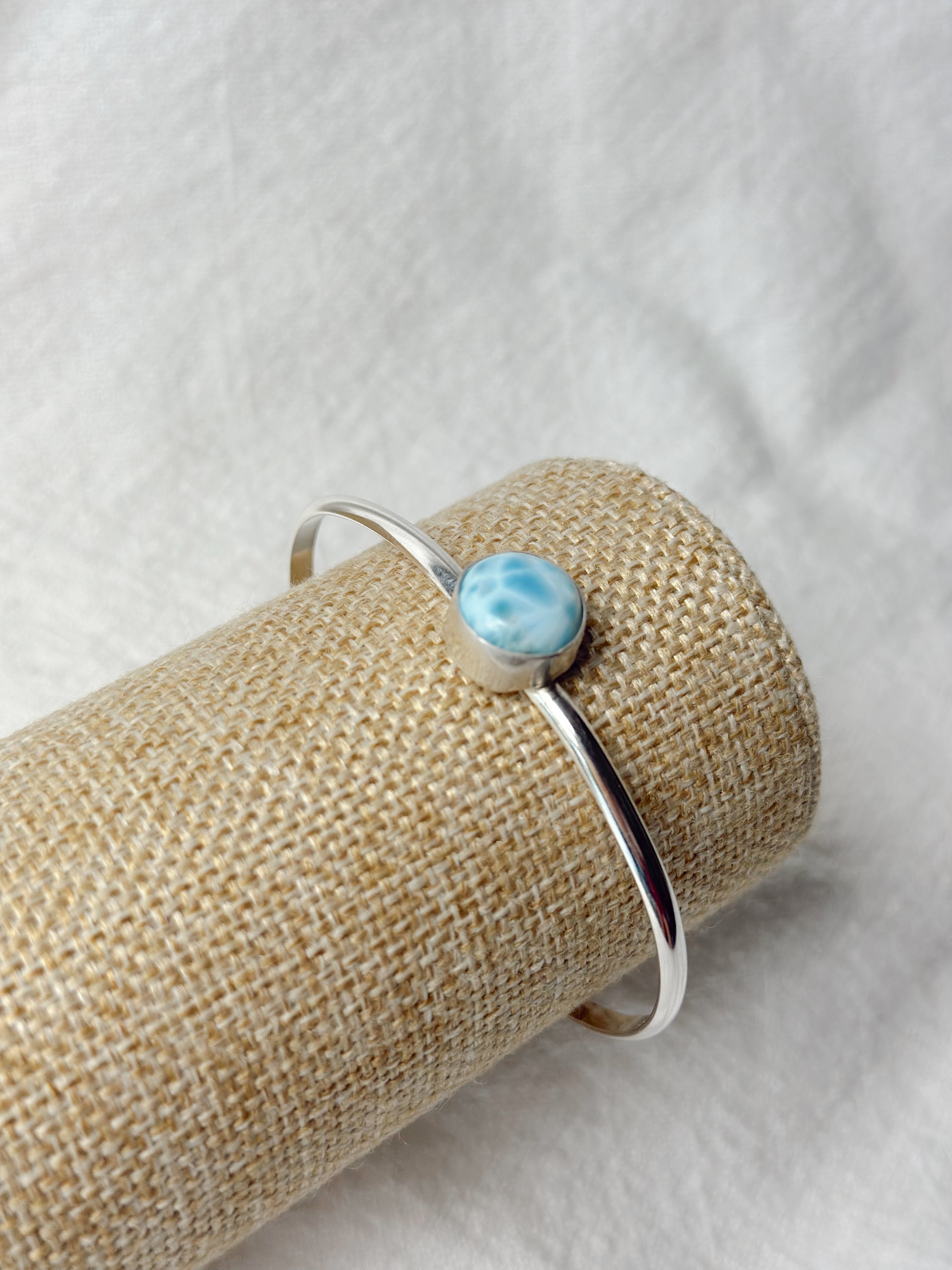 Larimar Single Cuff Bracelet