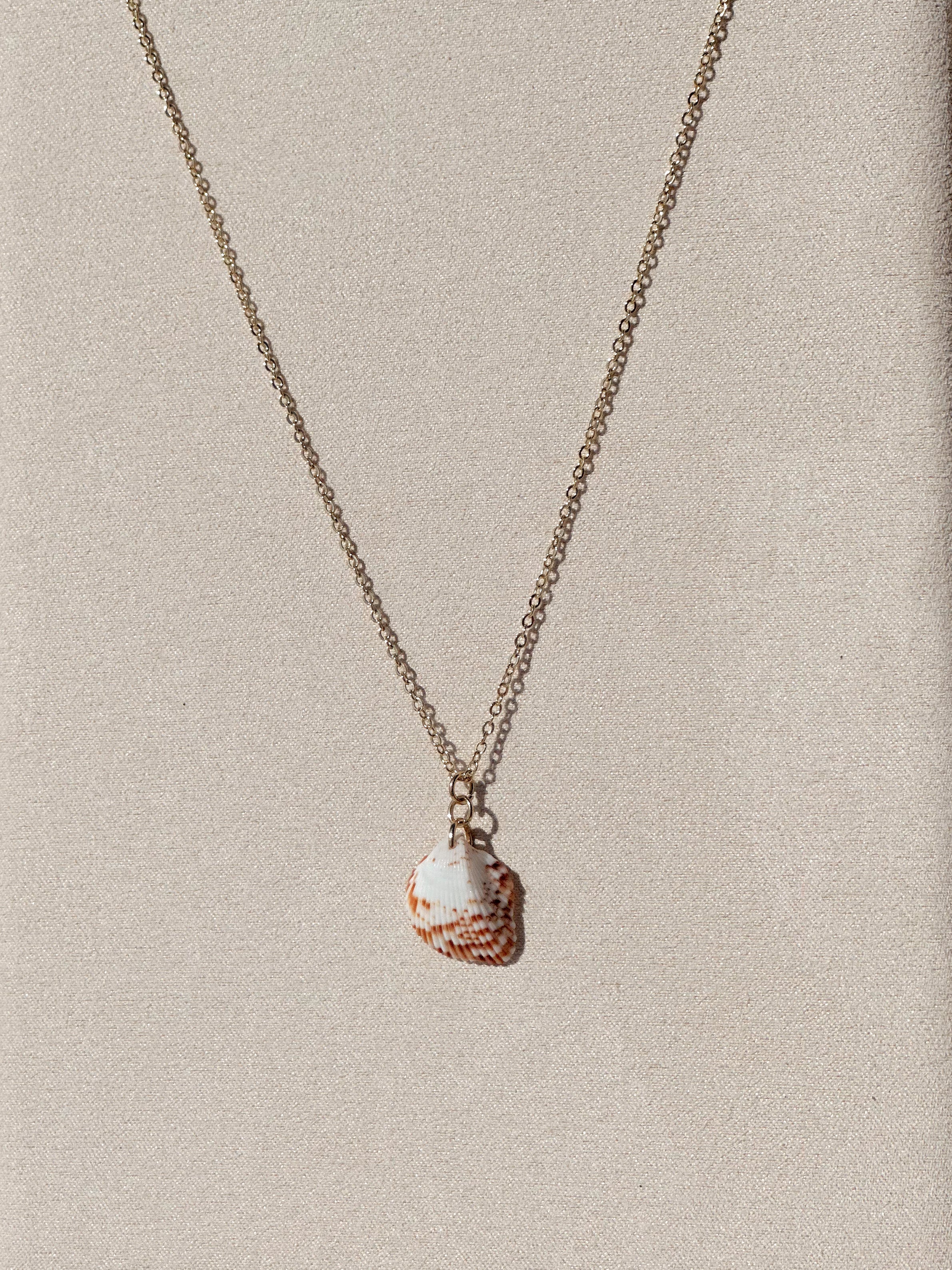 Slow Tide Coastal Clam Shell Necklace