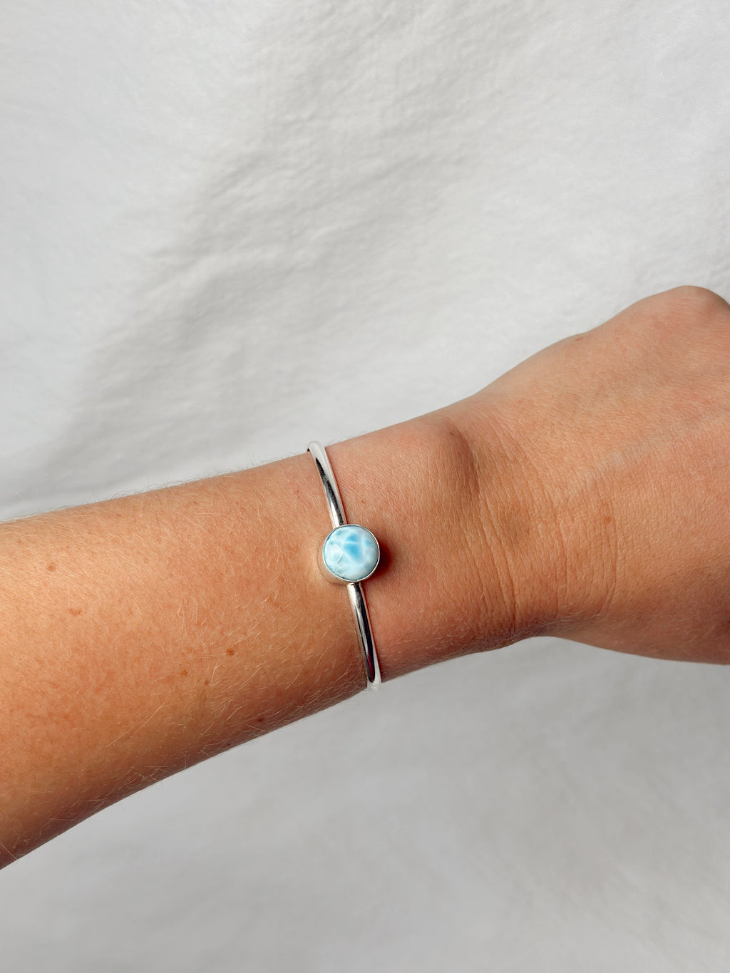 Larimar Single Cuff Bracelet