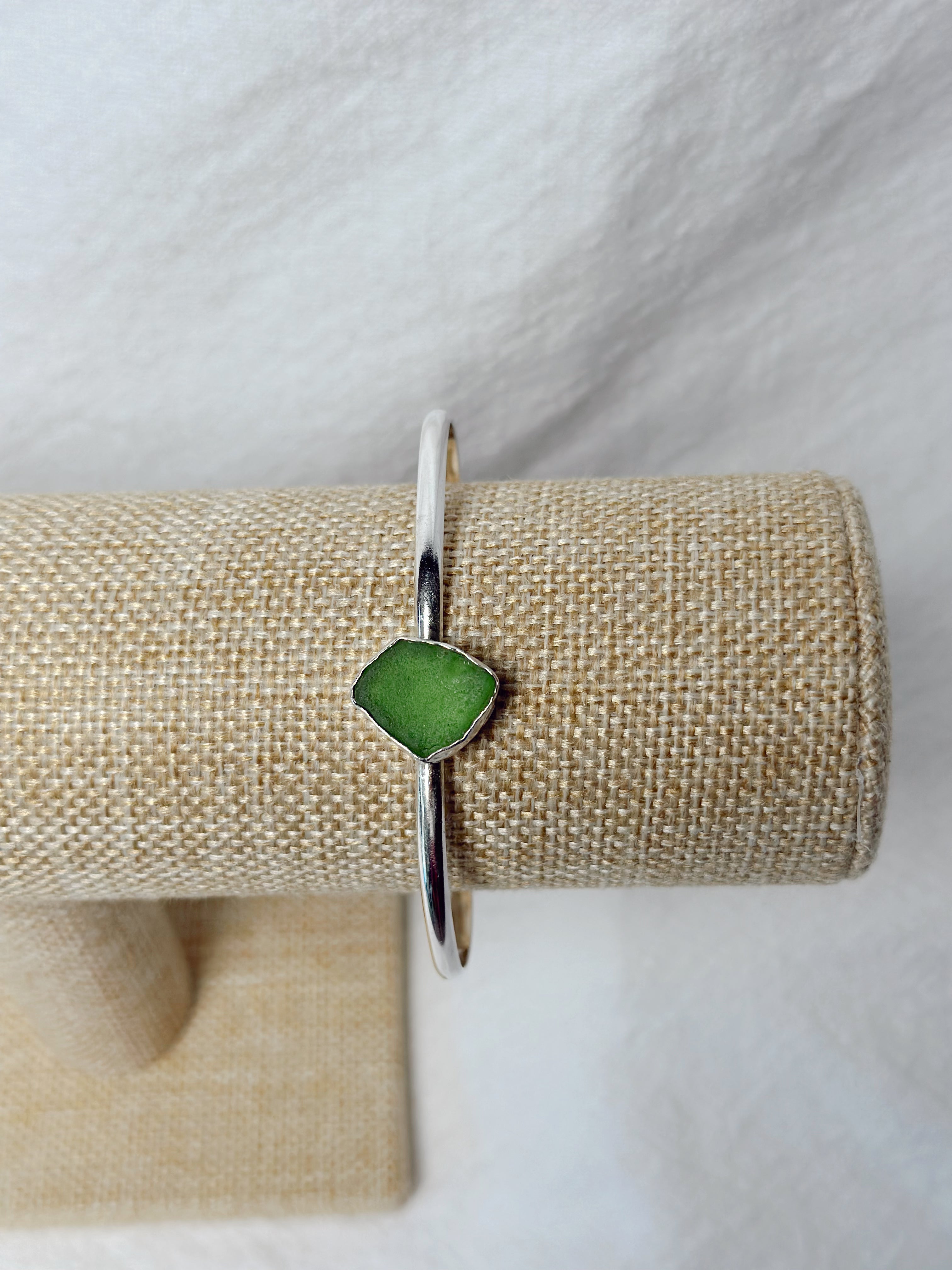 Sea Glass Cuff Bracelet