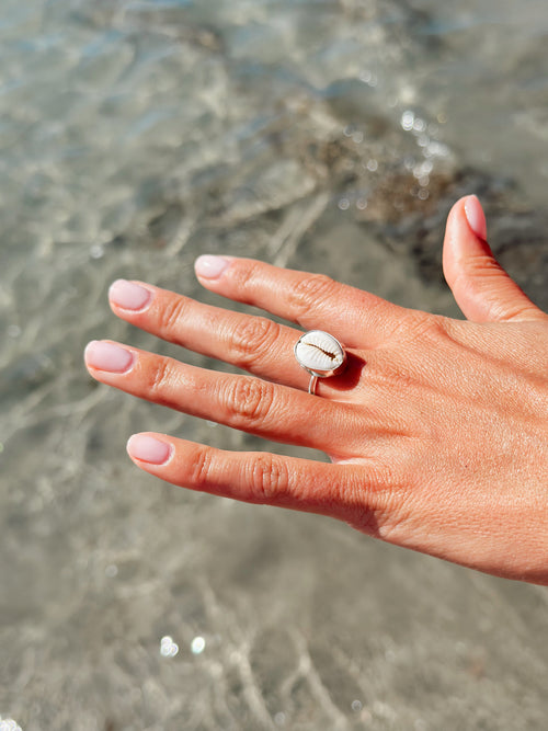 Cowrie Shell Ring