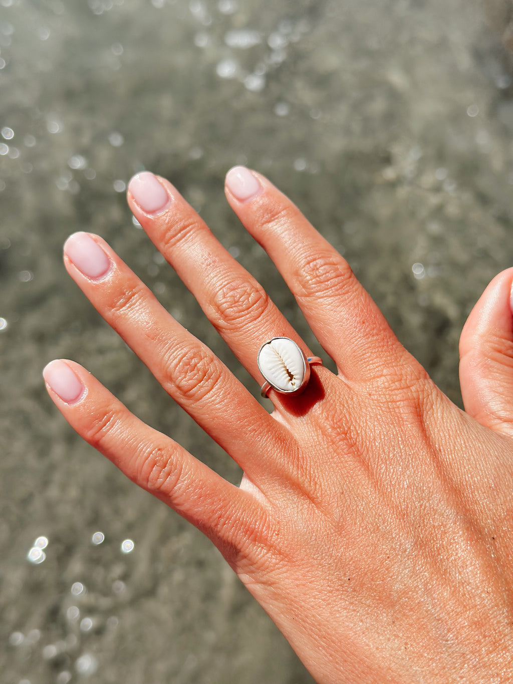 Cowrie Shell Ring