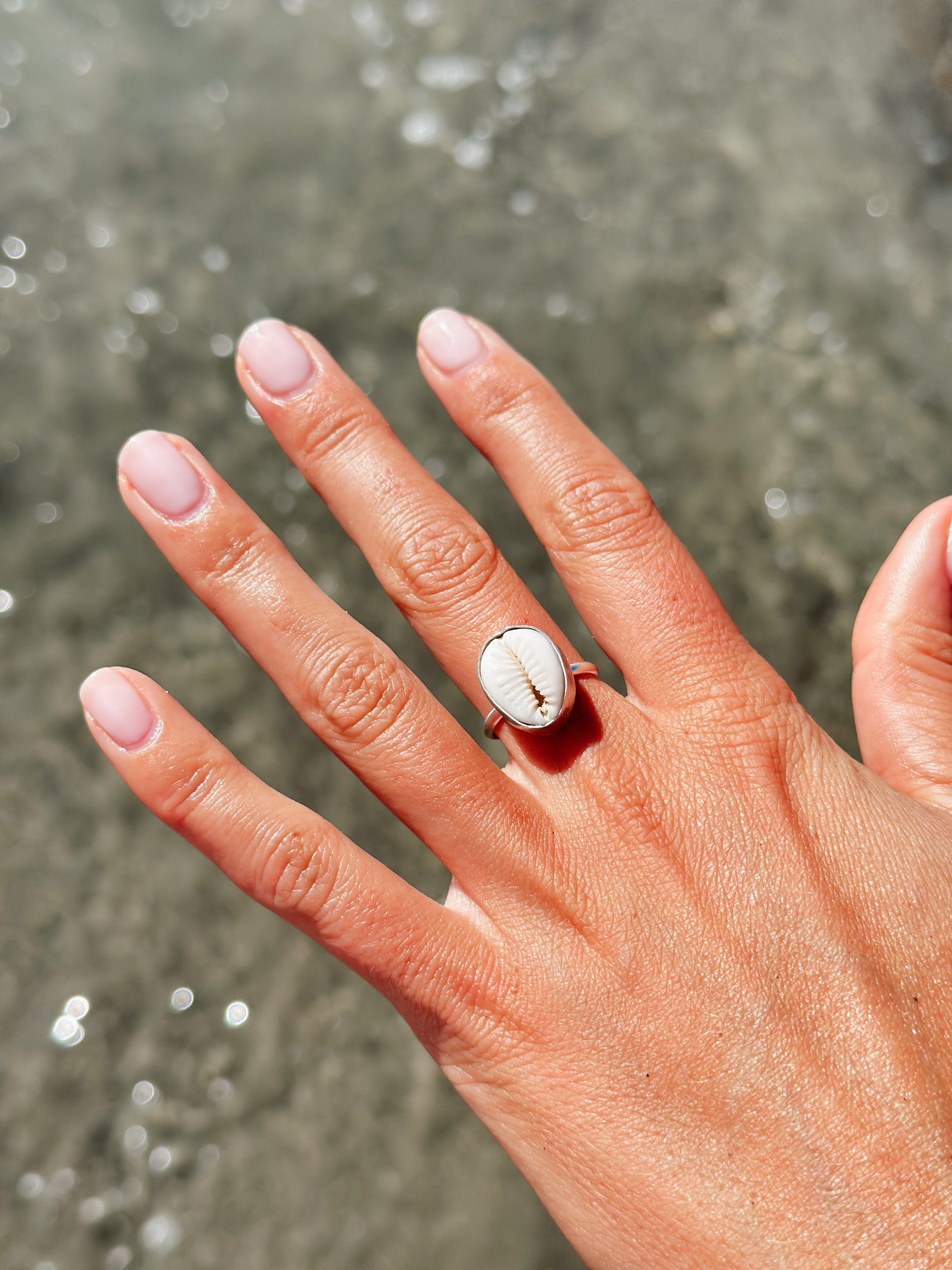 Cowrie Shell Ring