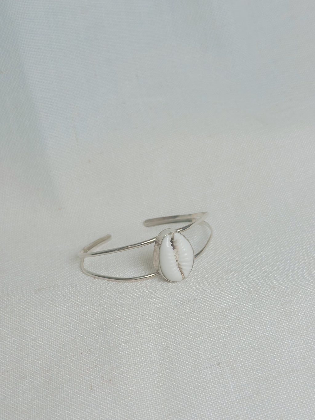 Cowrie Shell Double Cuff Bracelet