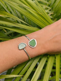 Sea Glass Cuff Bracelet