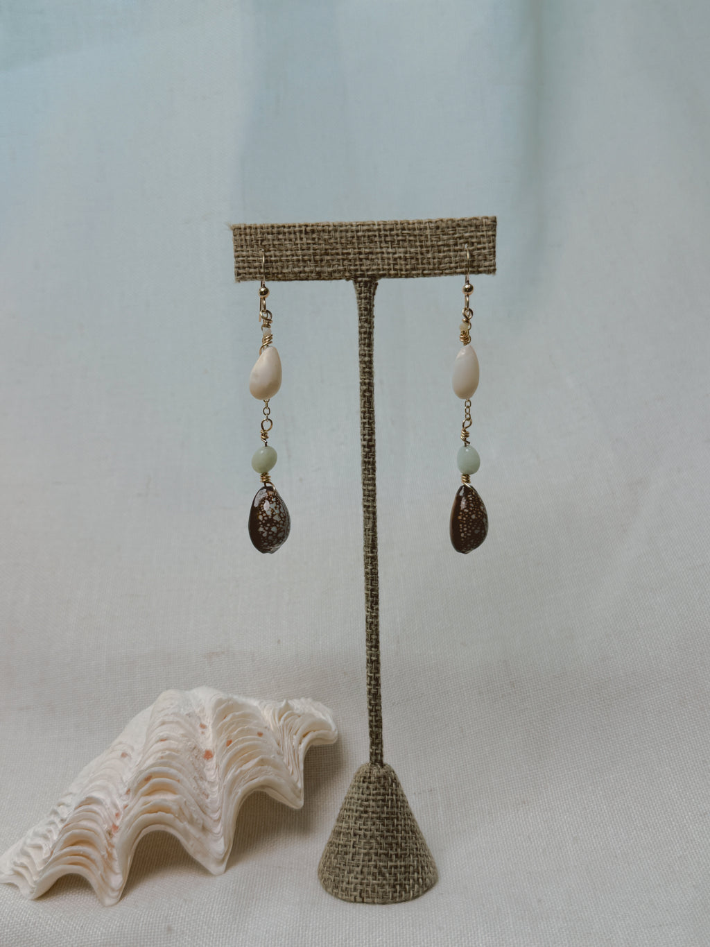 Gold Tahiti Drop Earrings