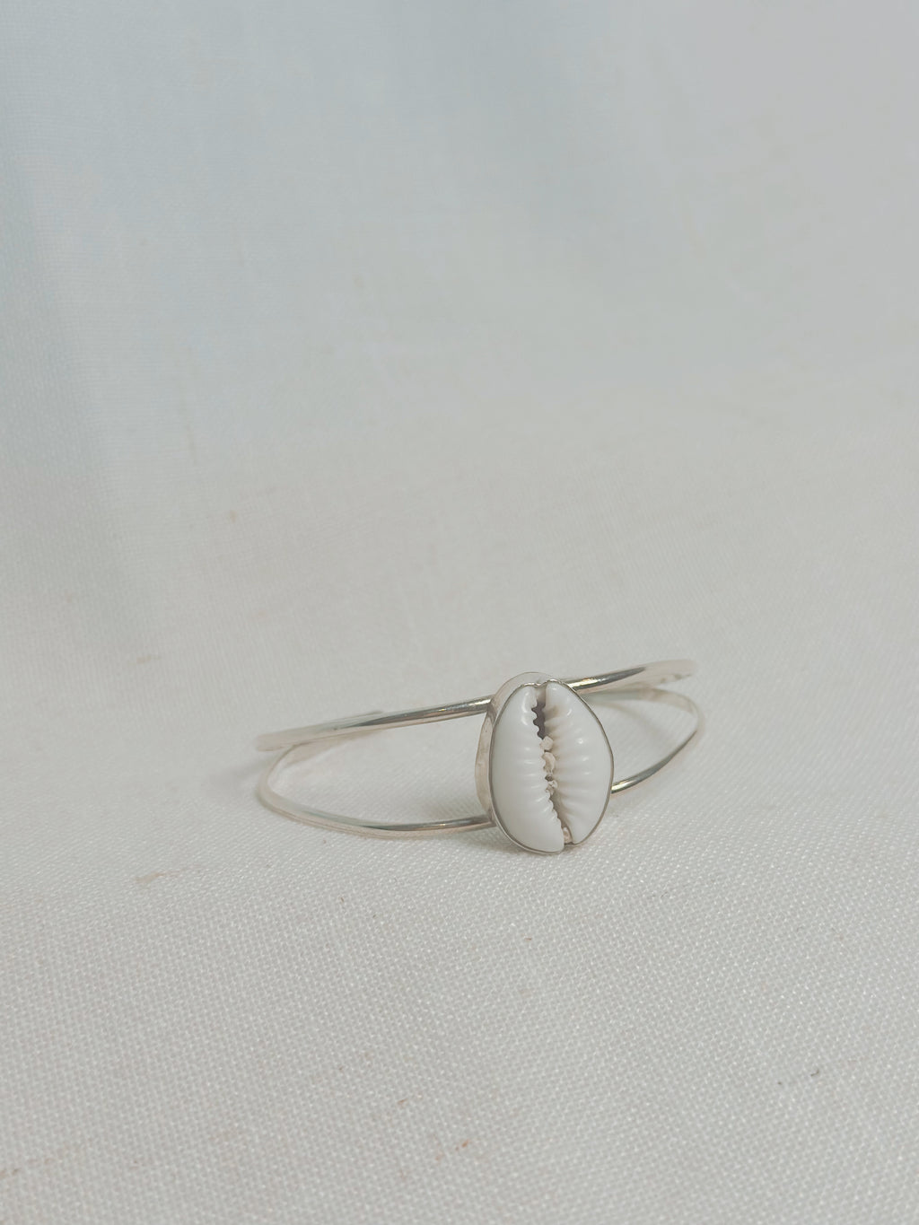 Cowrie Shell Double Cuff Bracelet