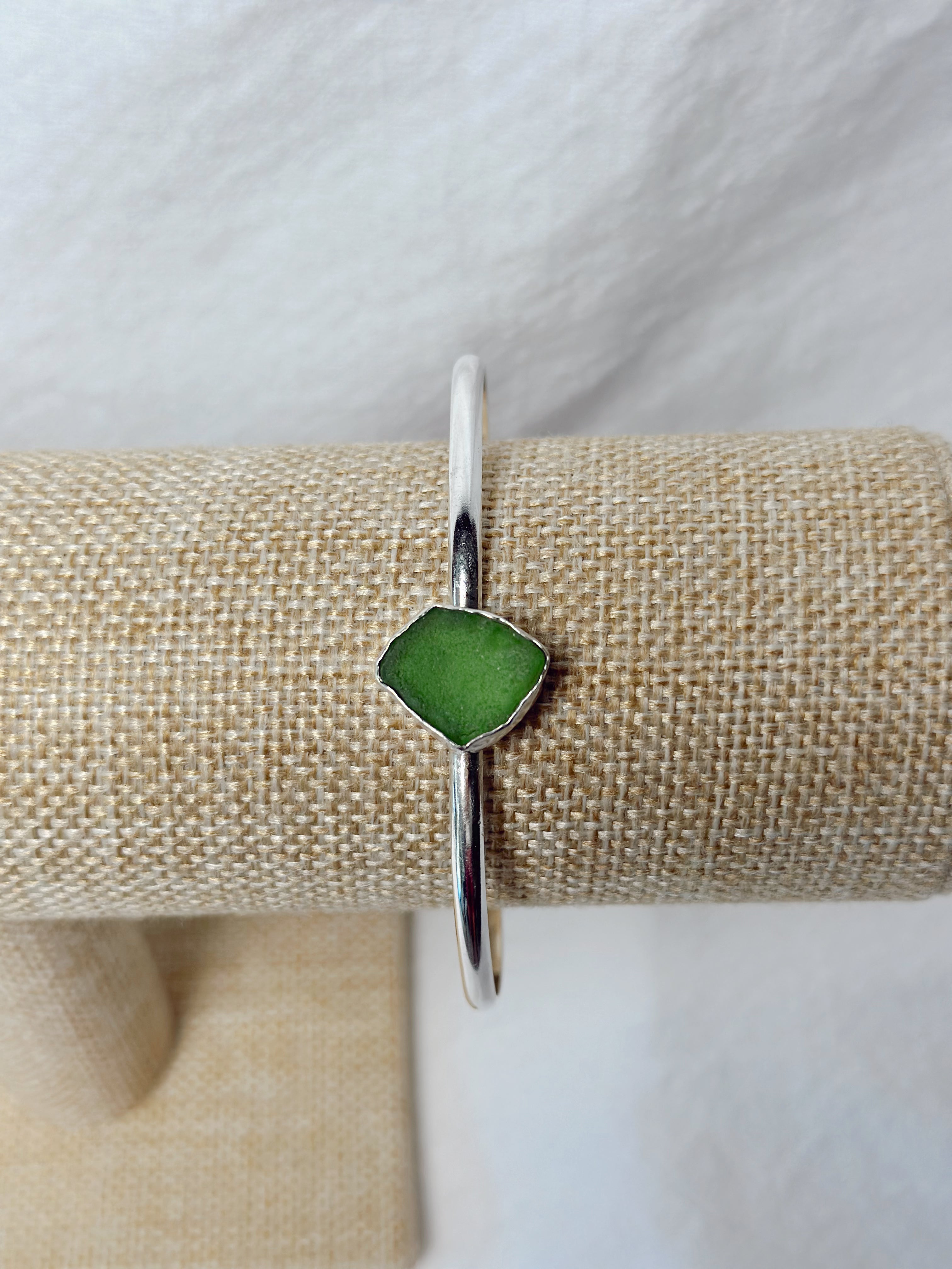 Sea Glass Cuff Bracelet