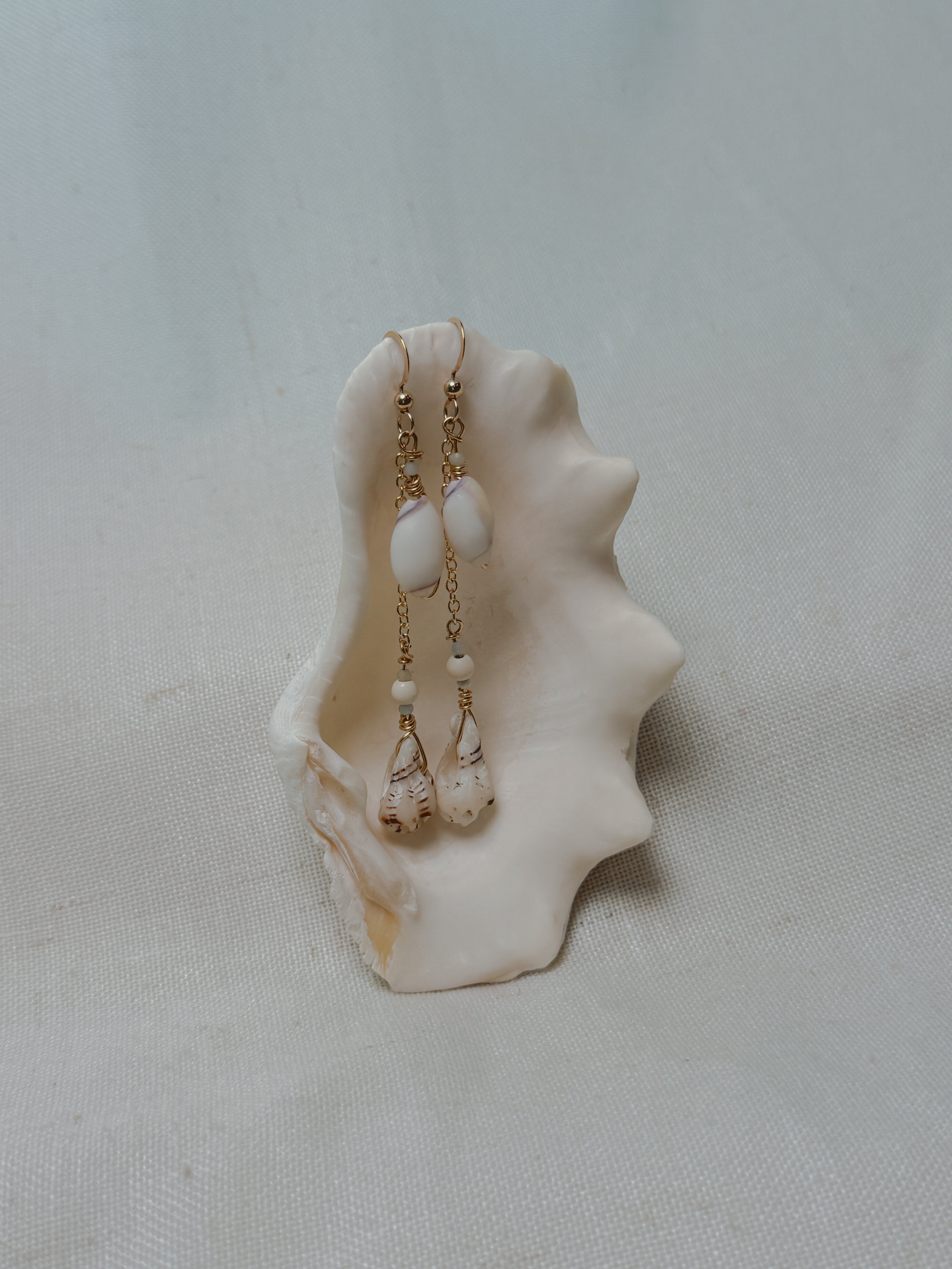 Gold Cali Drop Earrings