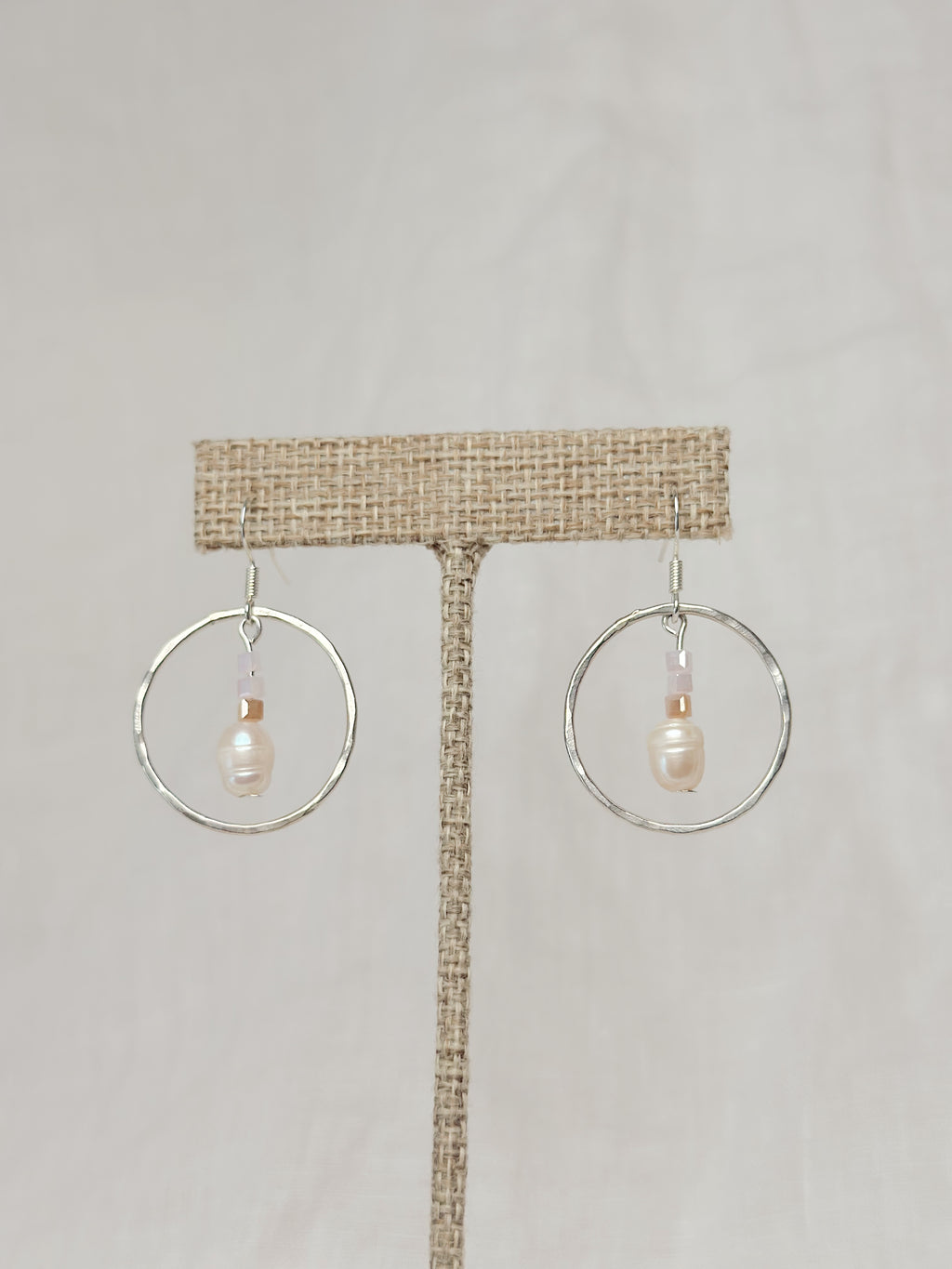 Sterling Silver Tide Hoops