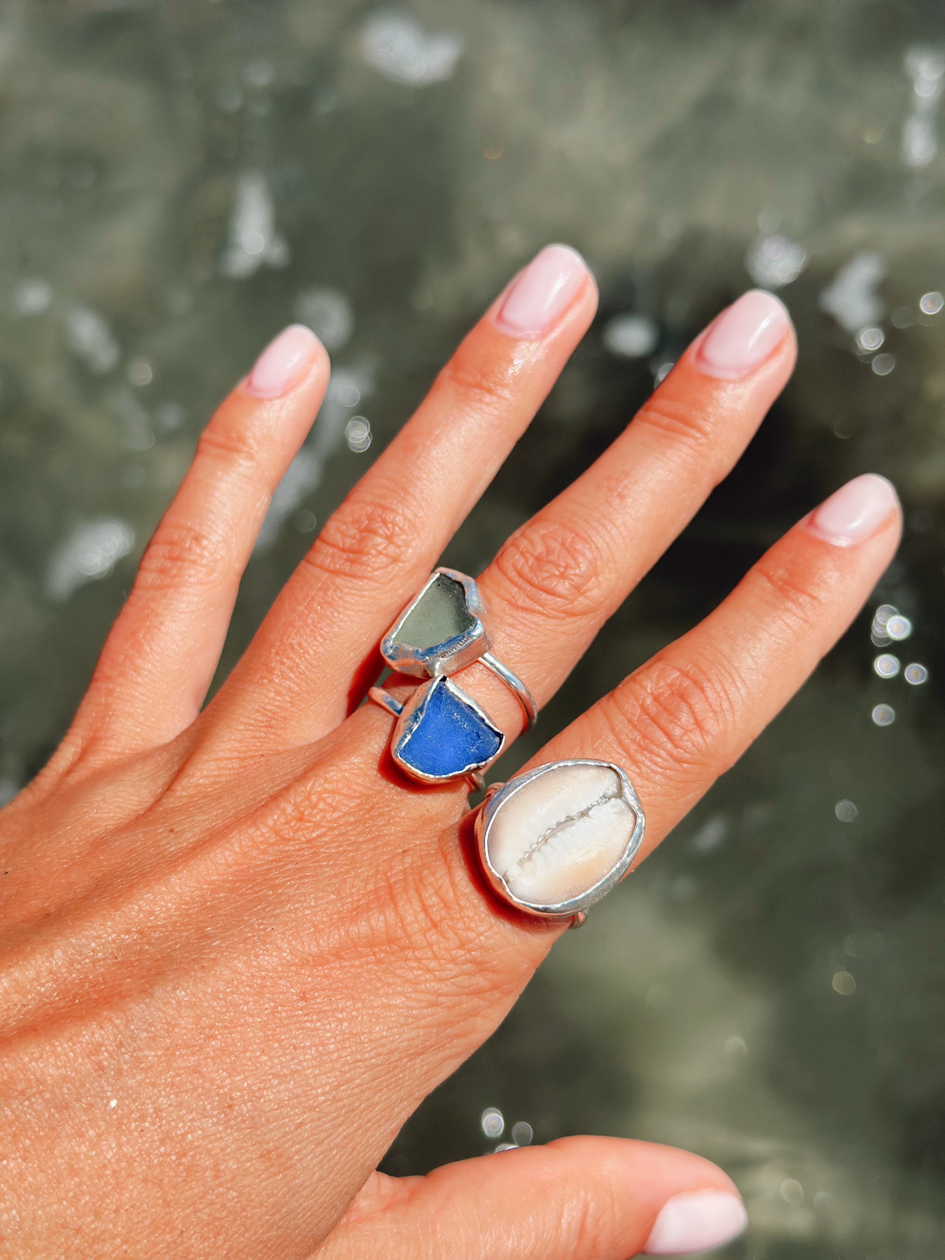 Cowrie Shell Ring