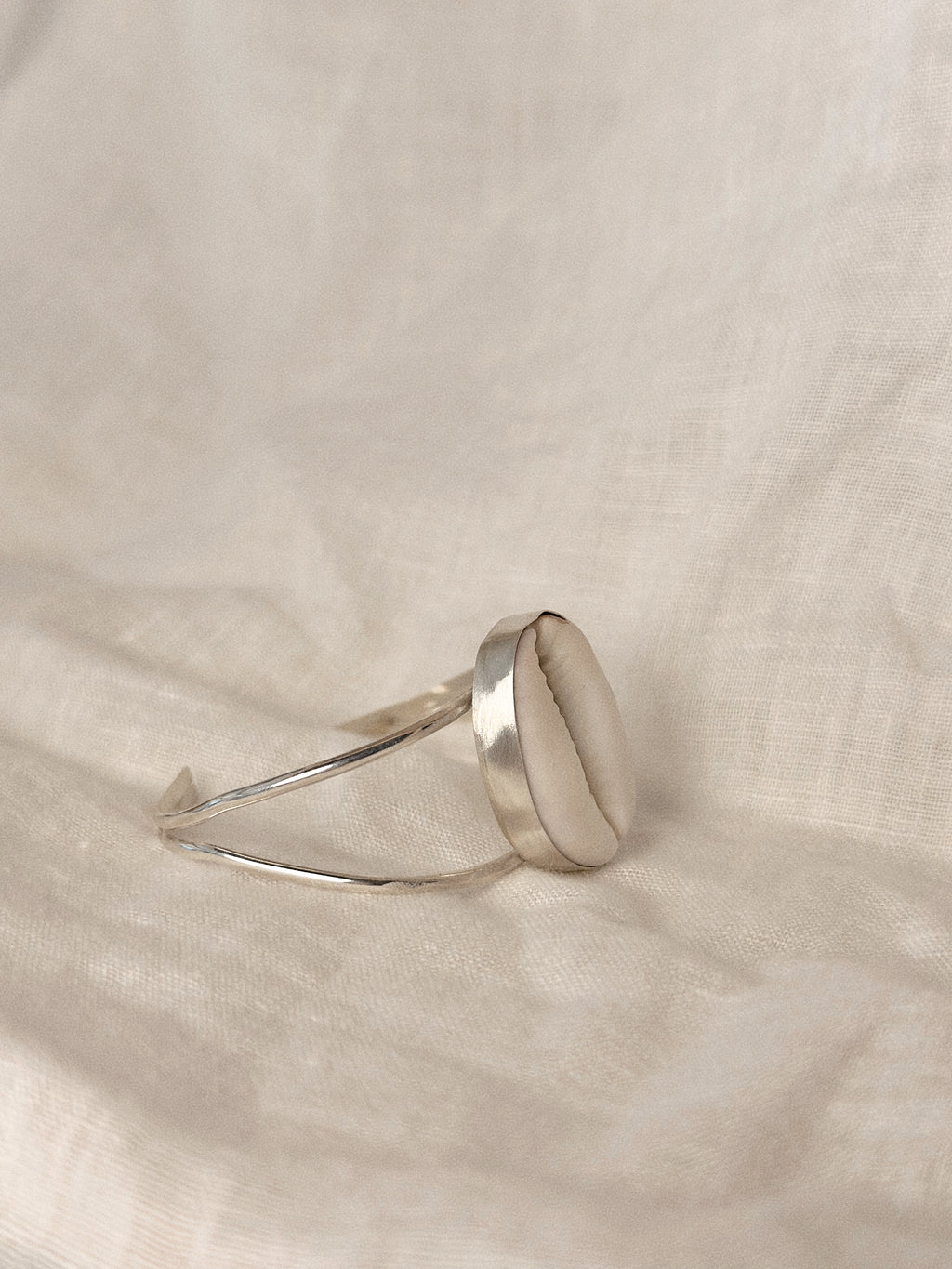 Cowrie Shell Double Cuff Bracelet