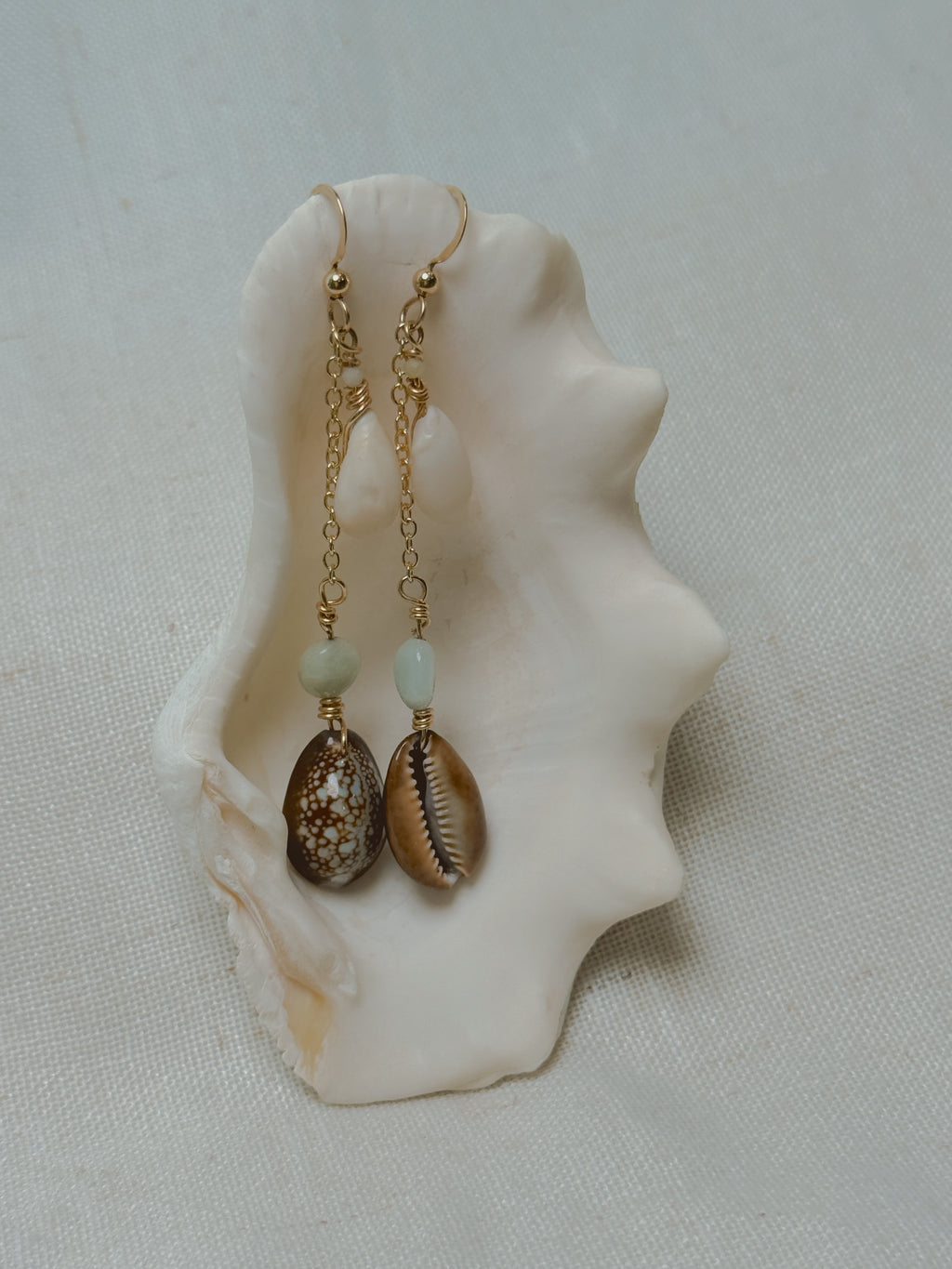 Gold Tahiti Drop Earrings