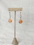 Golden Scallop Shell Drop Earring