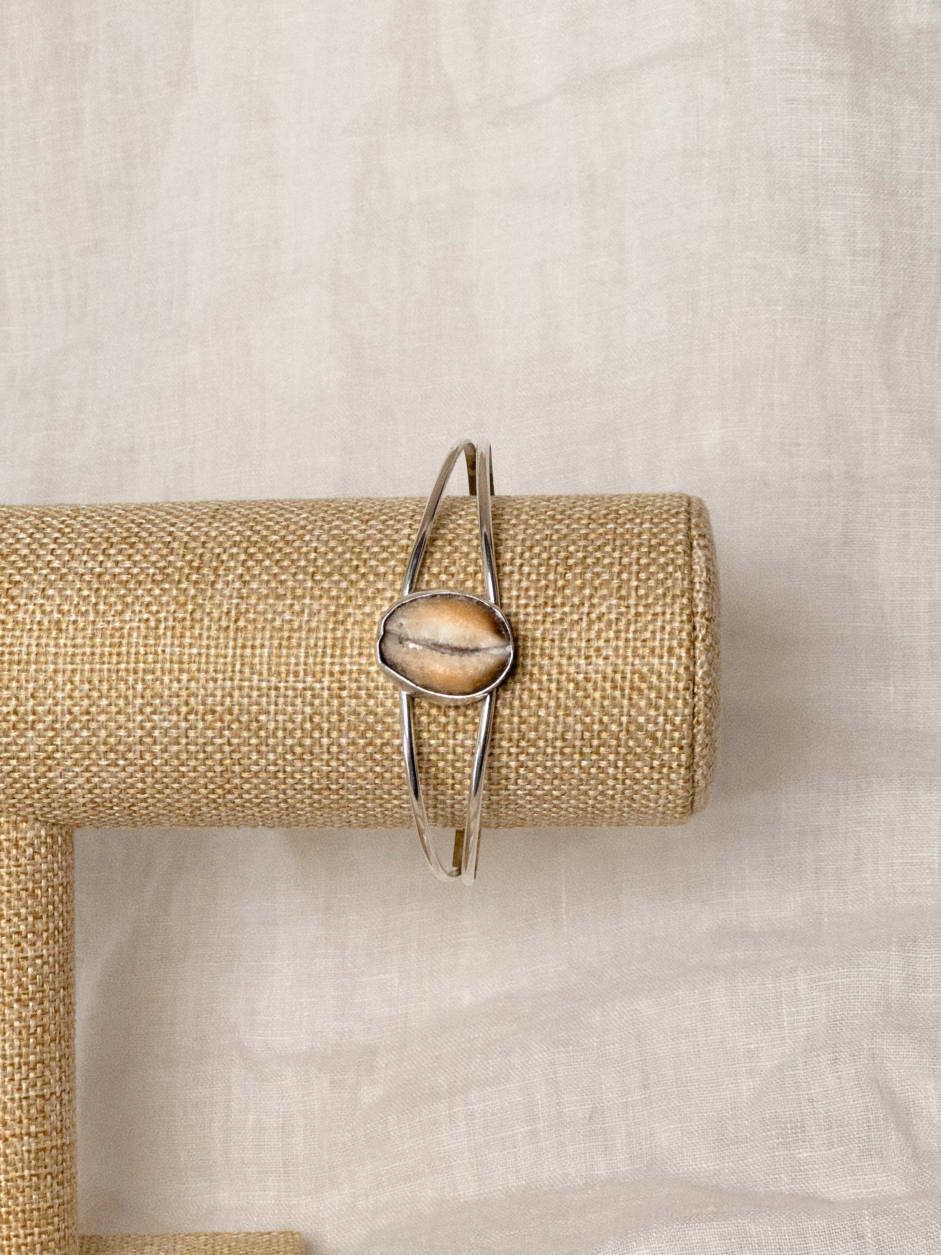 Cowrie Shell Double Cuff Bracelet