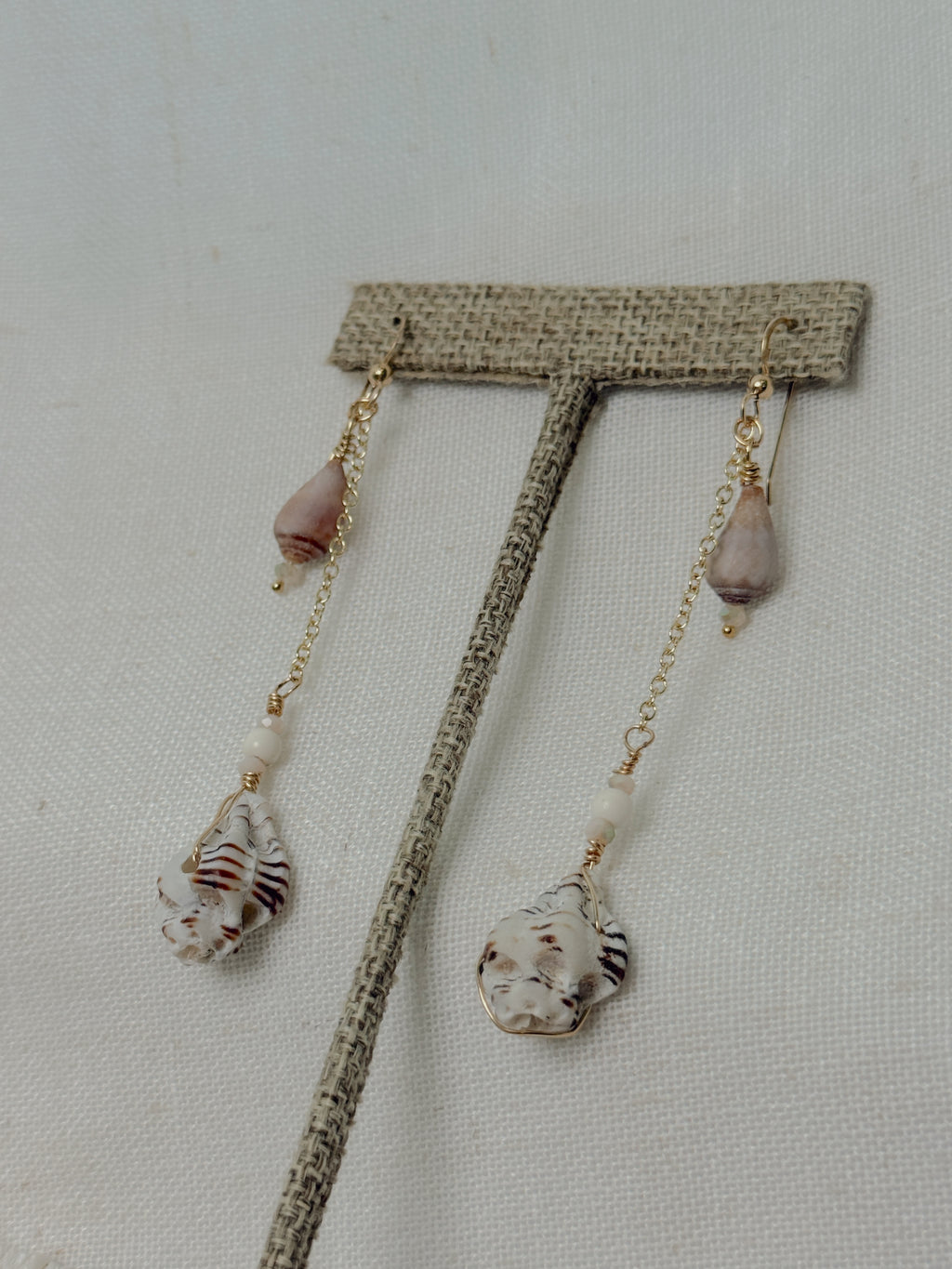 Gold Cali Drop Earrings
