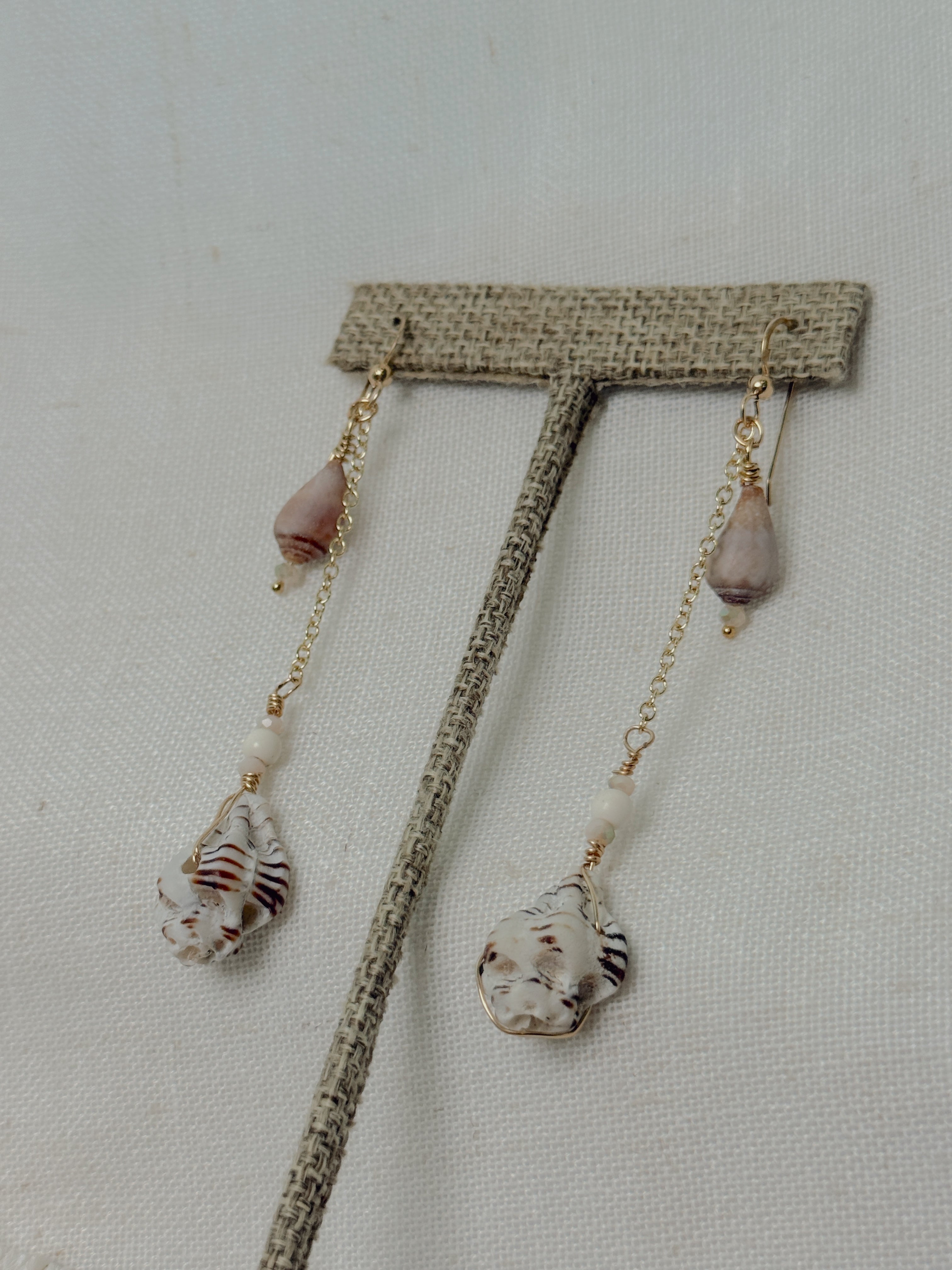 Gold Cali Drop Earrings