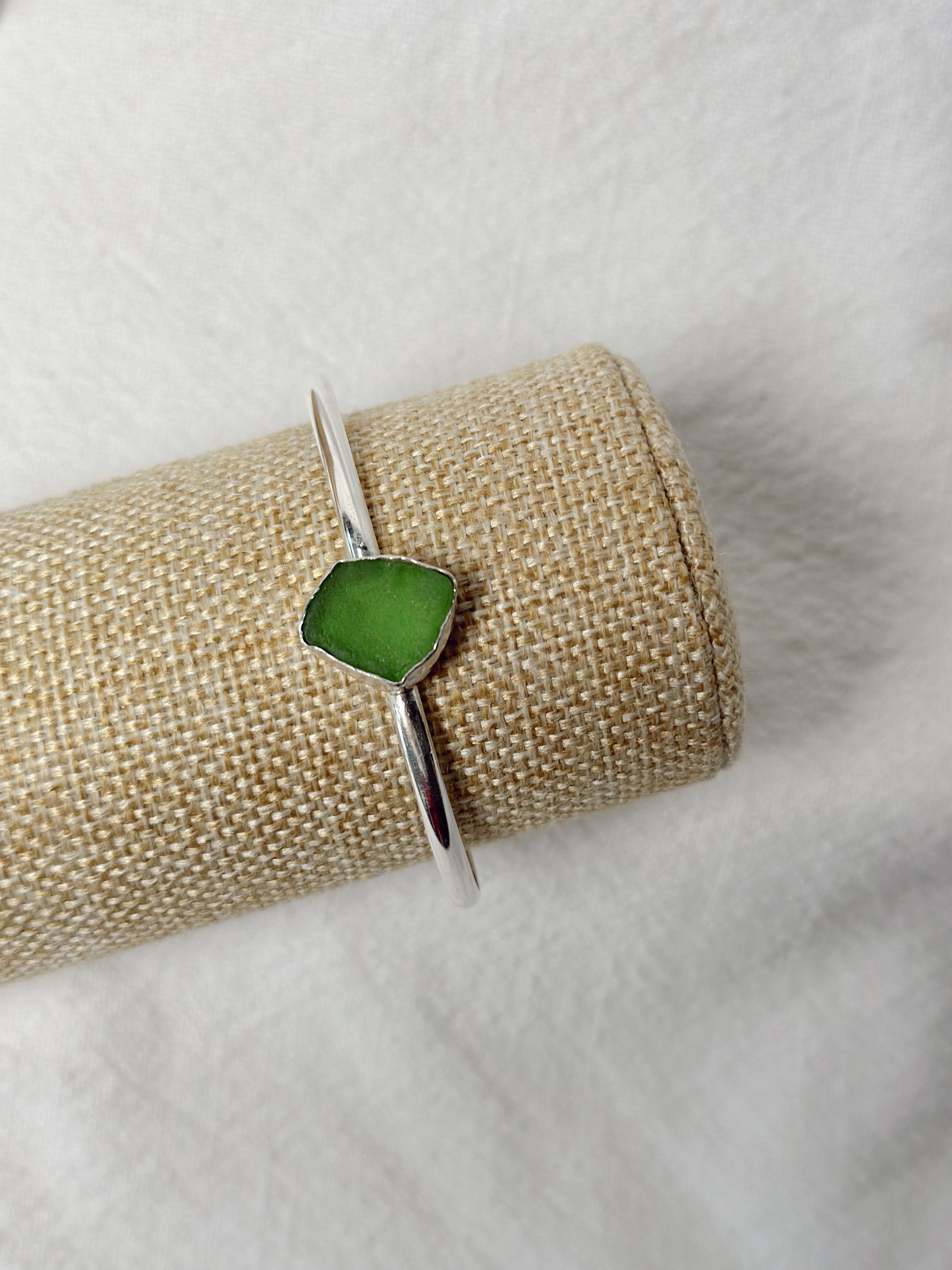 Sea Glass Cuff Bracelet