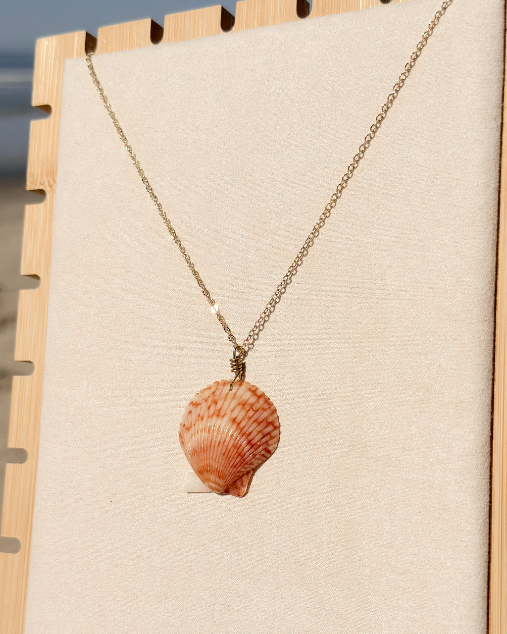 Slow Tide Scallop Shell Necklace