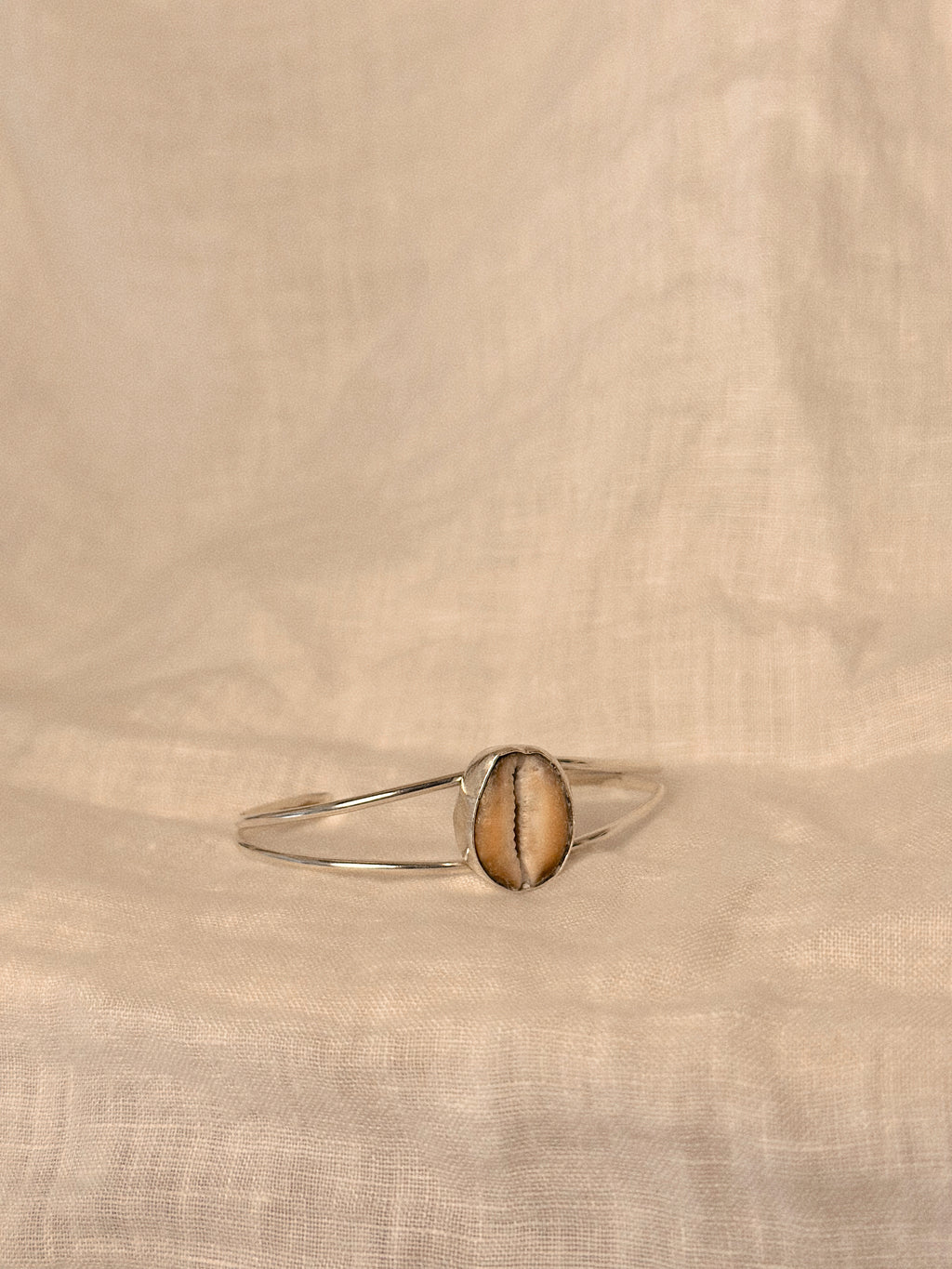 Cowrie Shell Double Cuff Bracelet