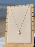 Slow Tide Coastal Clam Shell Necklace
