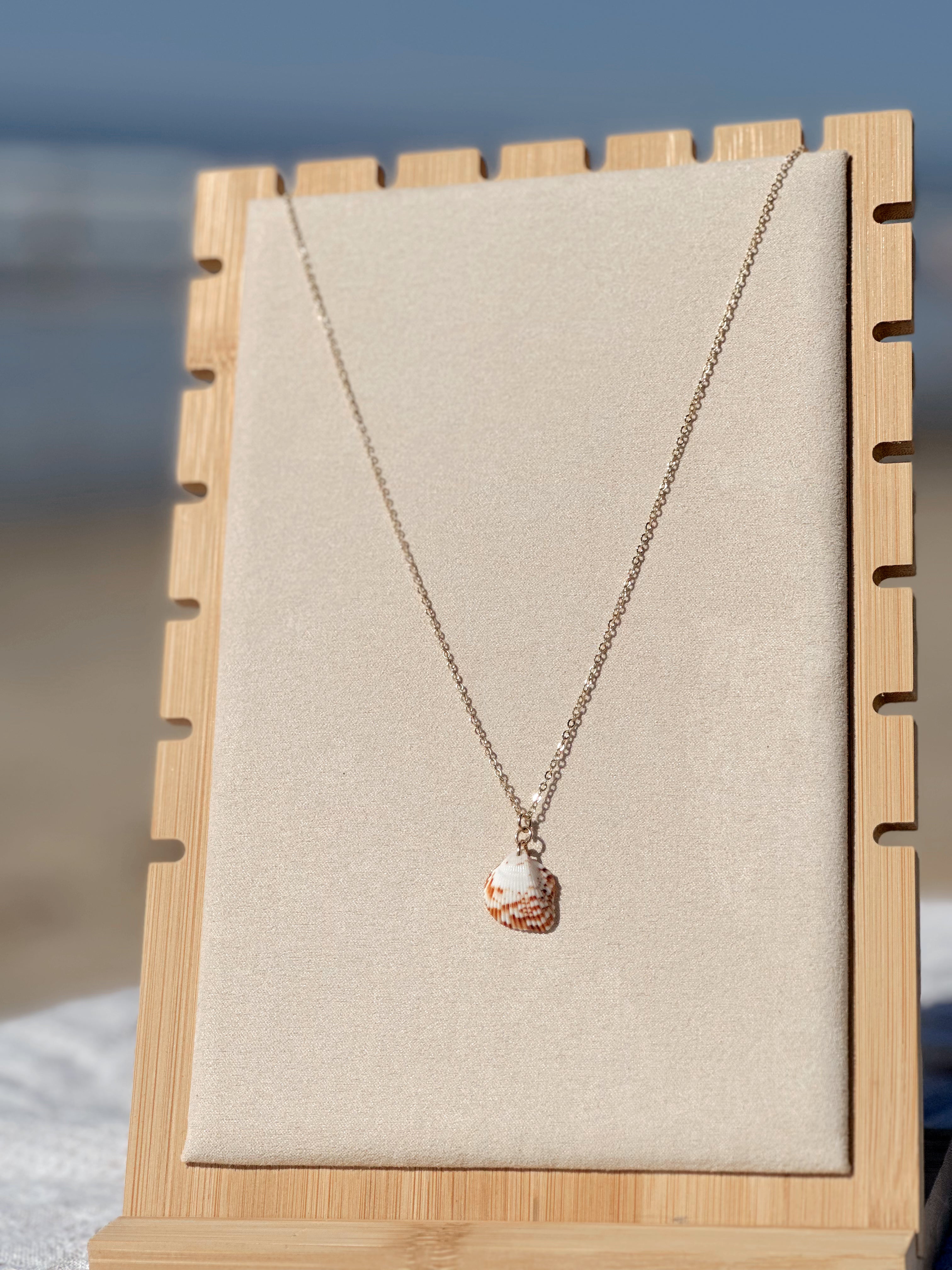 Slow Tide Coastal Clam Shell Necklace