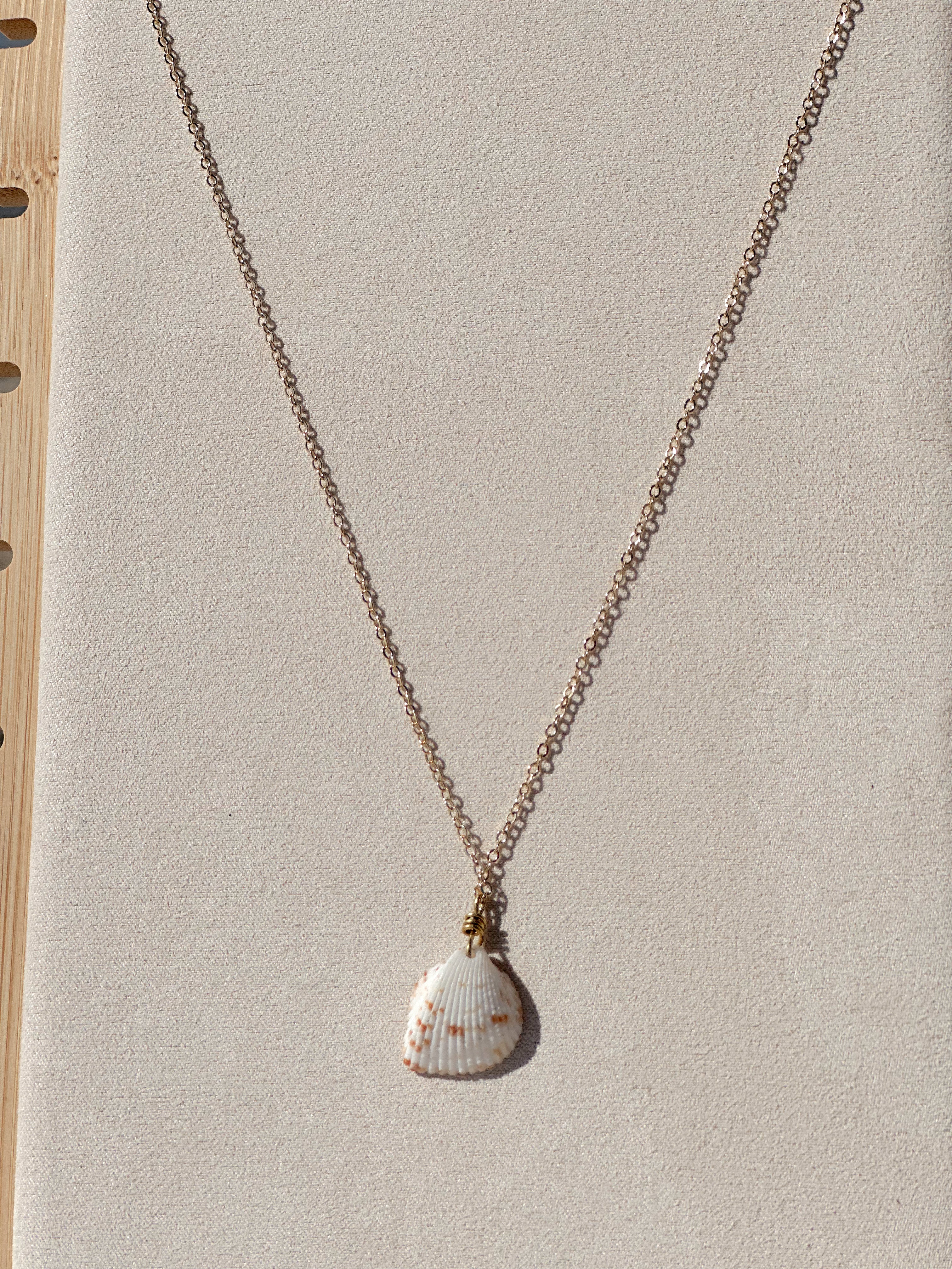 Slow Tide Coastal Clam Shell Necklace