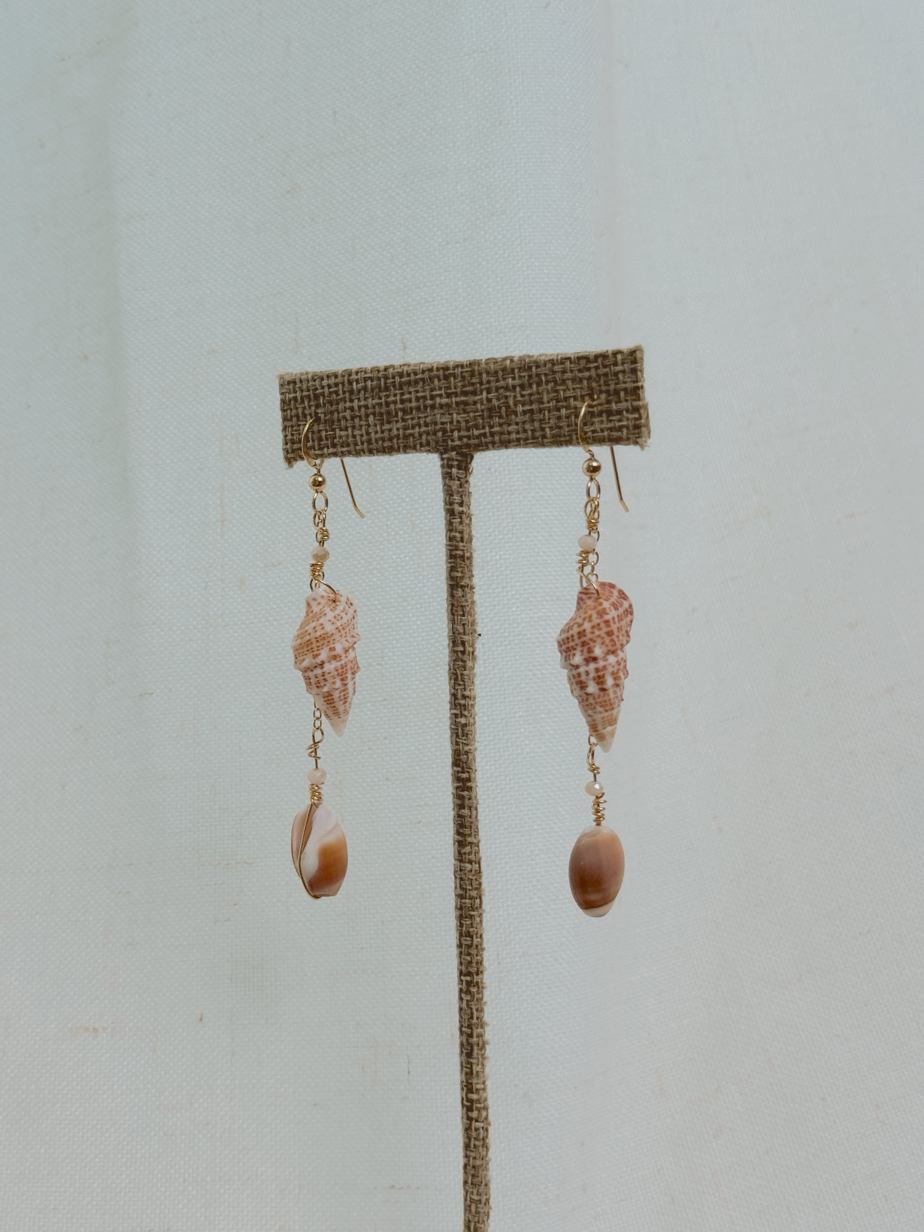 Gold Sunset Drop Earrings